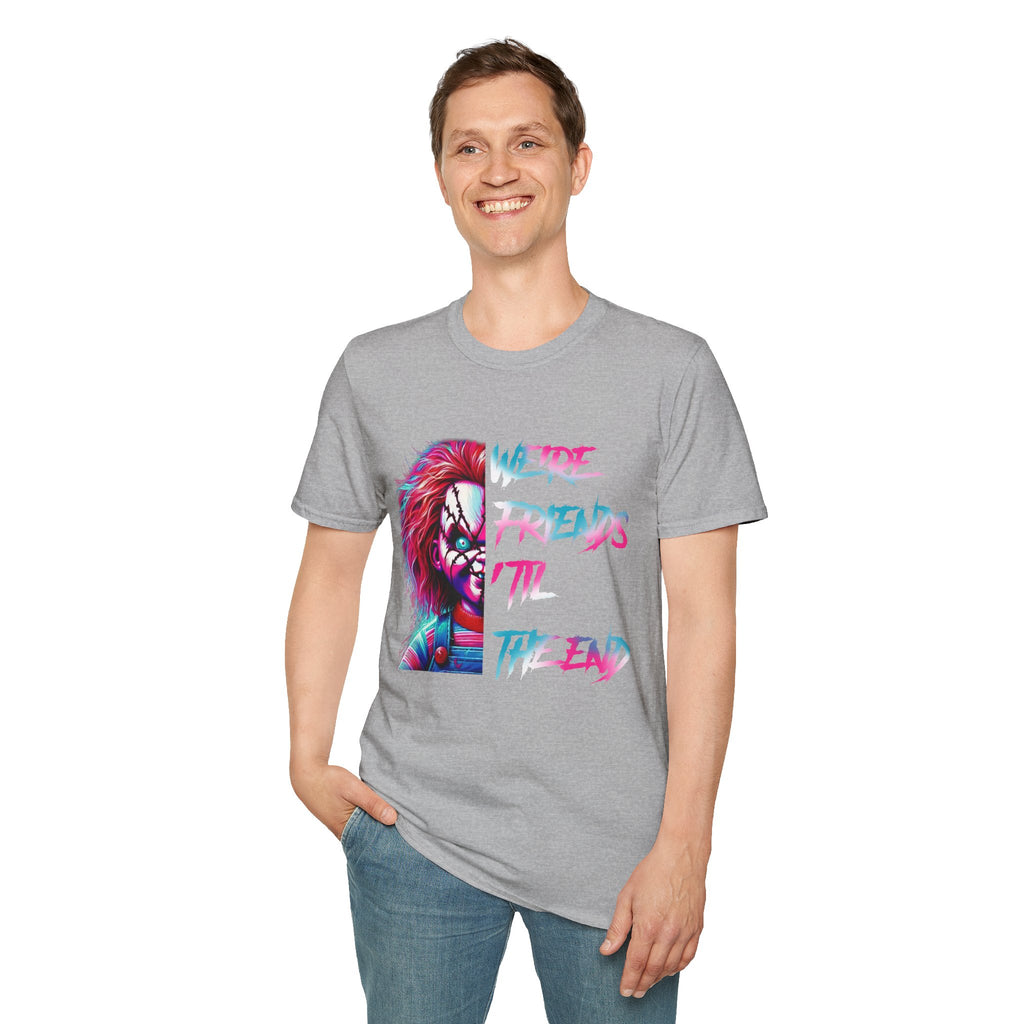 Creepy Clown Chucky "We’re Friends Till The End" T-Shirt