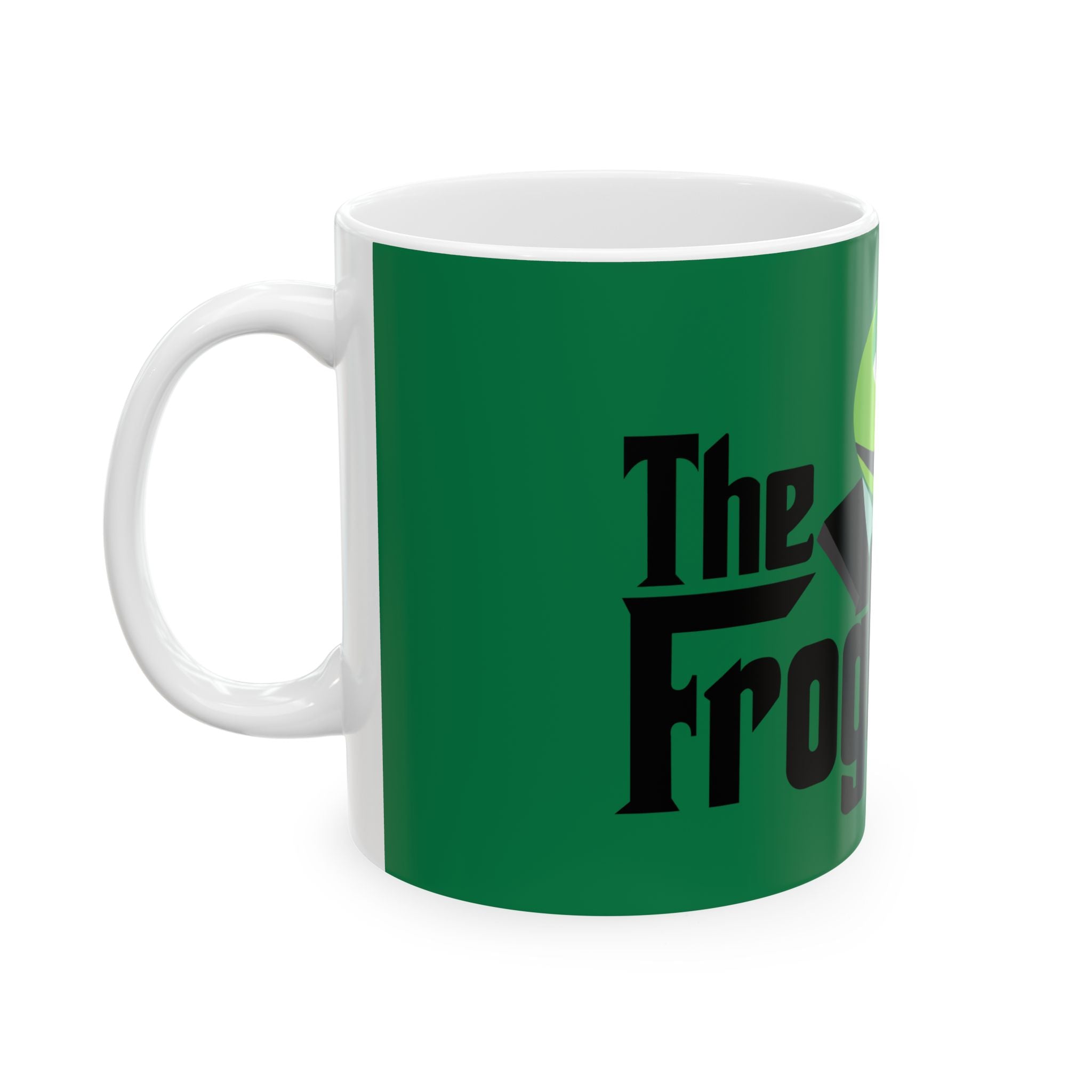 The Frogfather Ceramic Mug — Funny Frog Mafia Coffee Cup (11oz & 15oz)