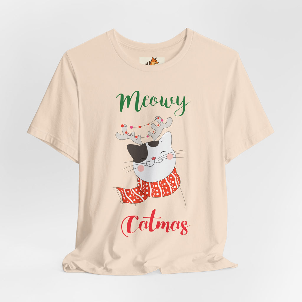 Meowy Catmas T-Shirt – Cute Christmas Cat Tee