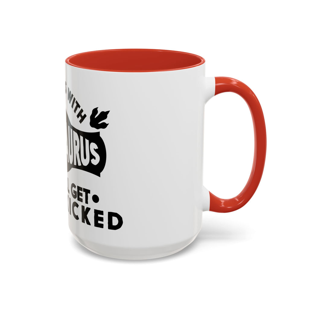 Don't Mess With Mimisaurus Coffee Mug — Funny Grandma Gift, 'You Will Get Jurasskicked' 11/15oz Accent Mug