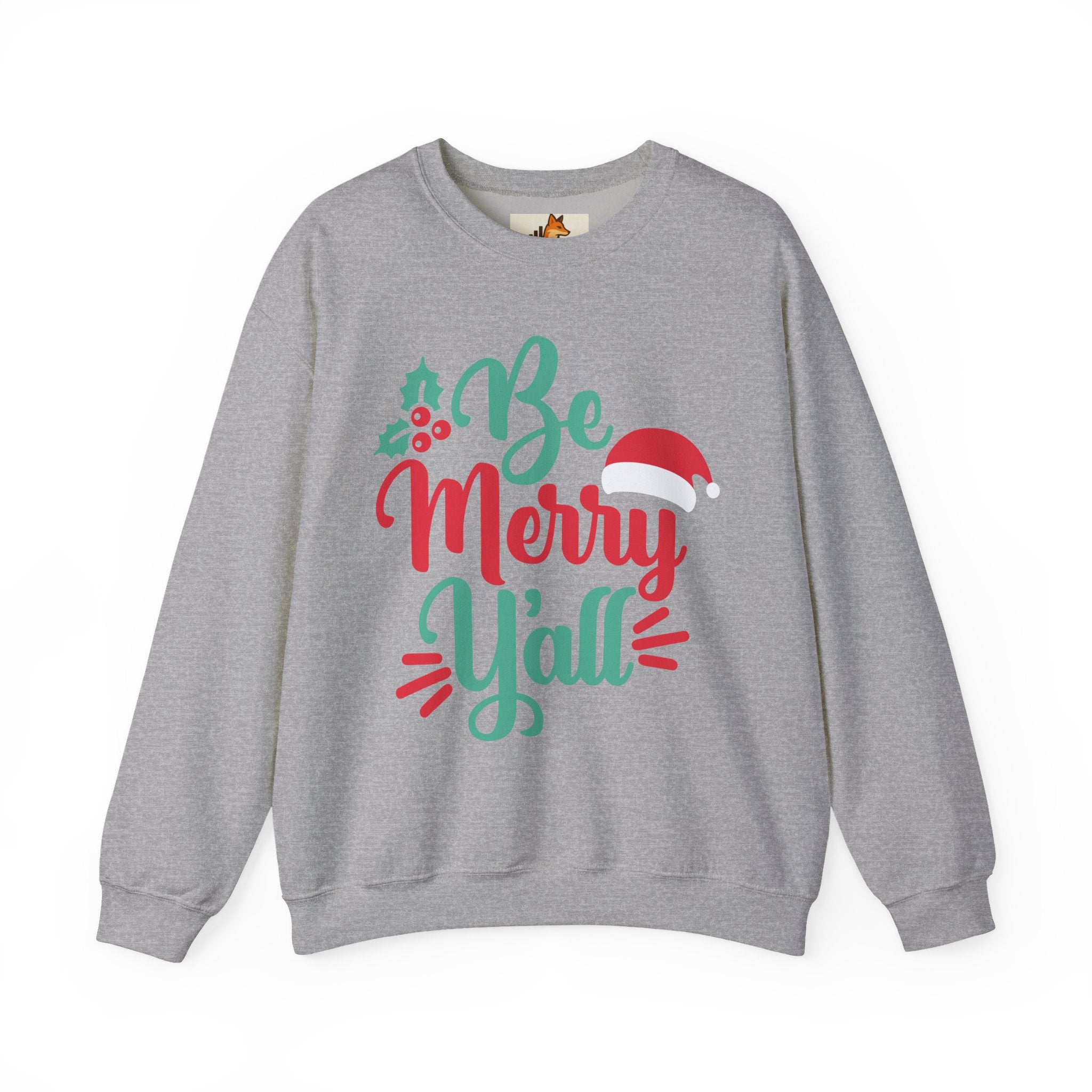 Be Merry Y'all Christmas Sweatshirt