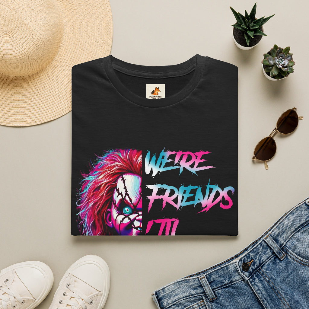 Creepy Clown Chucky "We’re Friends Till The End" T-Shirt