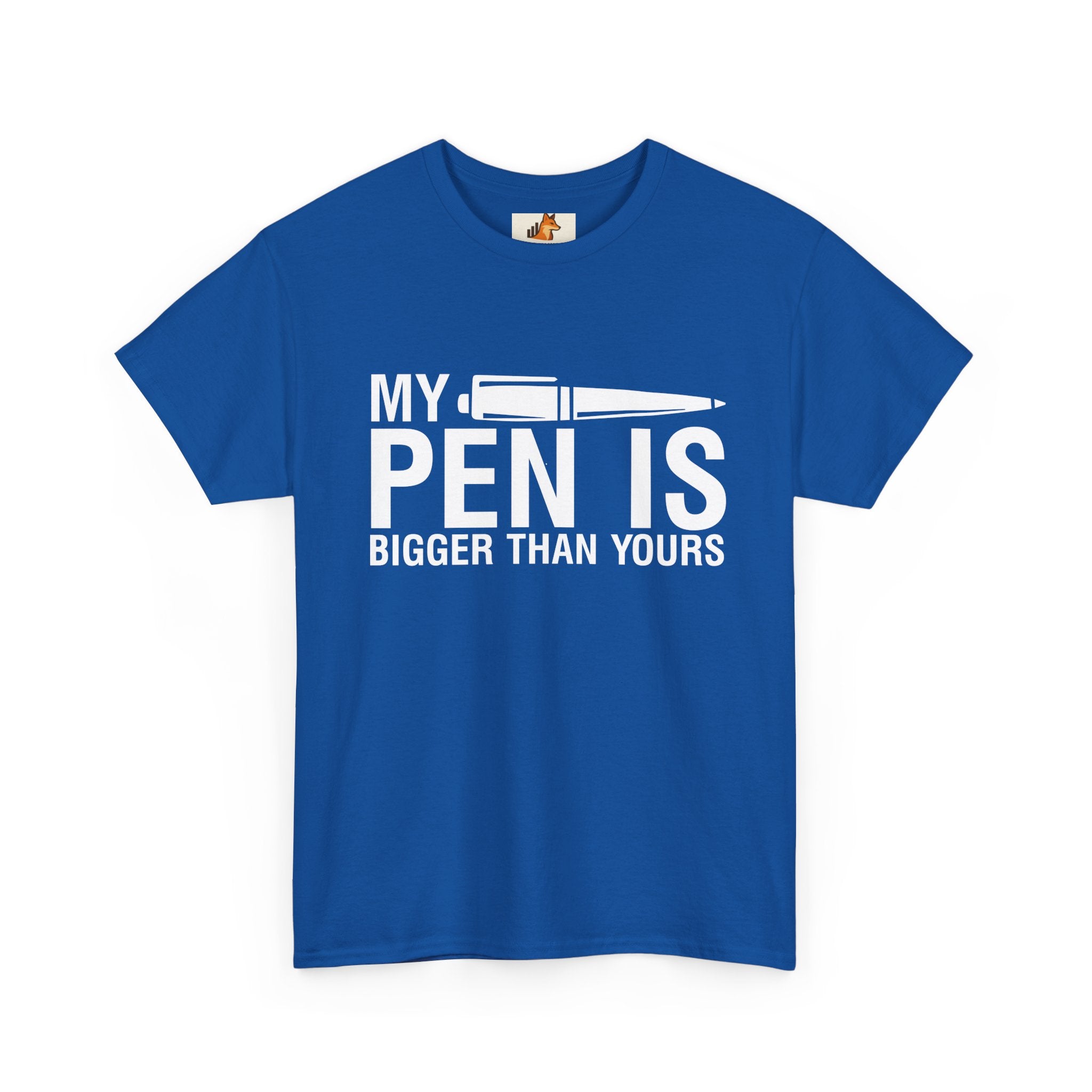 T-Shirt — "My Pen Is Bigger Than Yours" Funny Writer/Journalist Tee