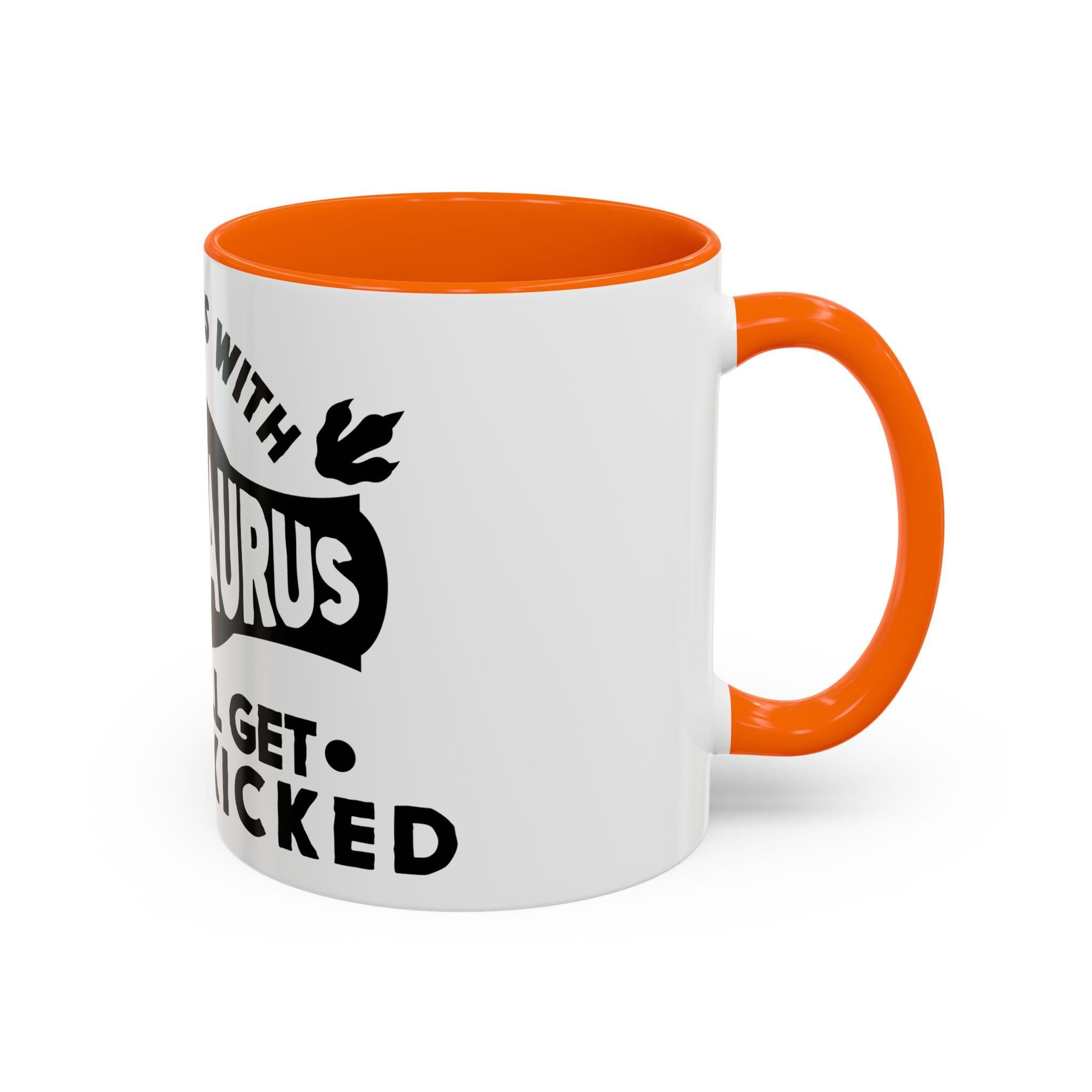 Don't Mess With Mimisaurus Coffee Mug — Funny Grandma Gift, 'You Will Get Jurasskicked' 11/15oz Accent Mug