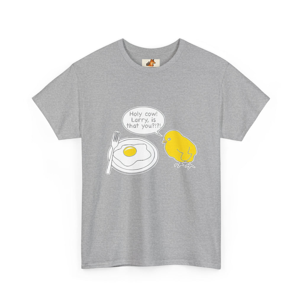 Egg & Chick Graphic Tee — "Not Yolk" Cute Breakfast T-Shirt