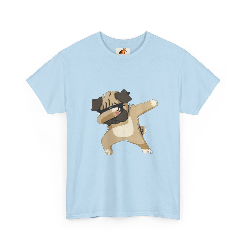 Dabbing Pug T-Shirt — Cute Funny Dog Graphic Tee for Pet Lovers