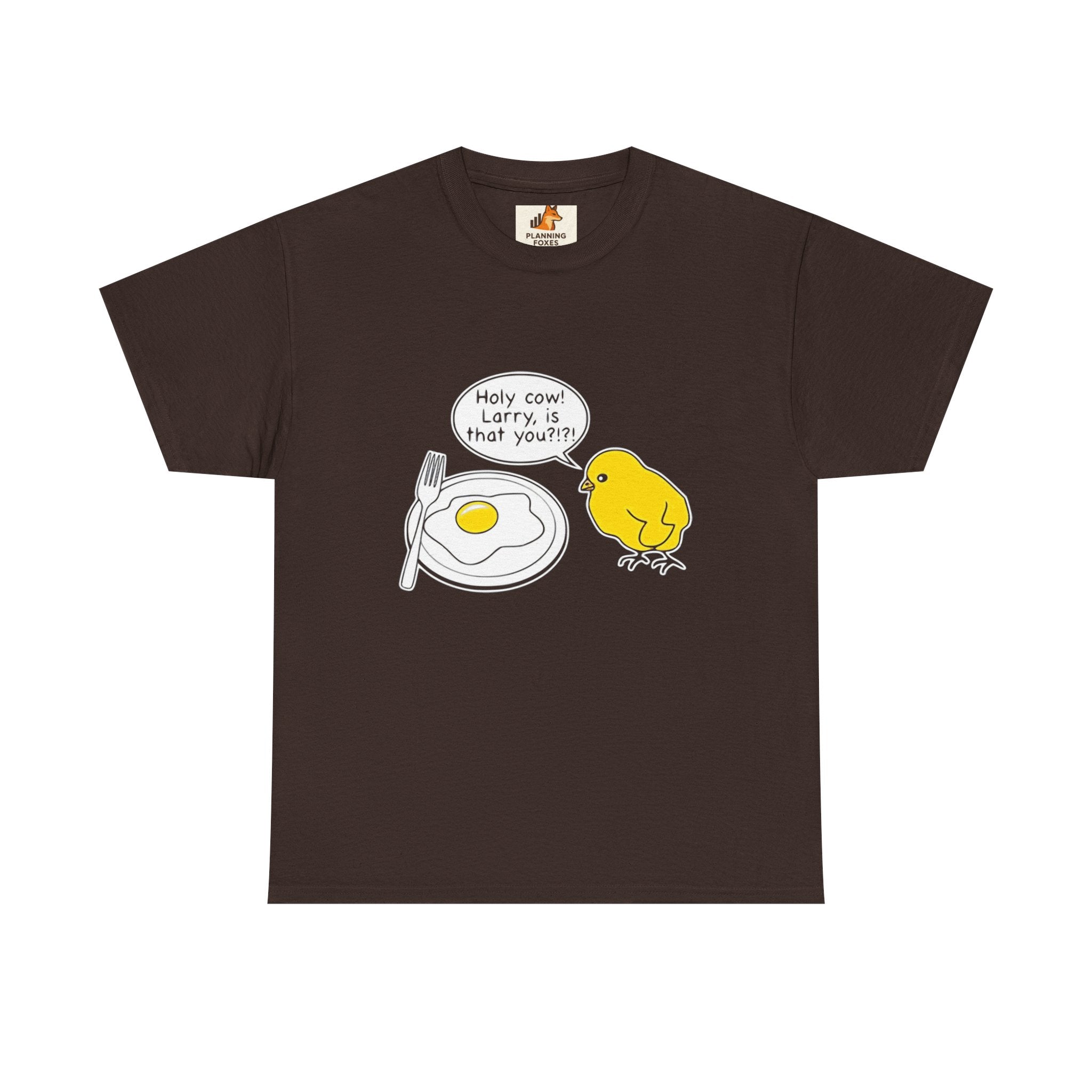 Egg & Chick Graphic Tee — "Not Yolk" Cute Breakfast T-Shirt