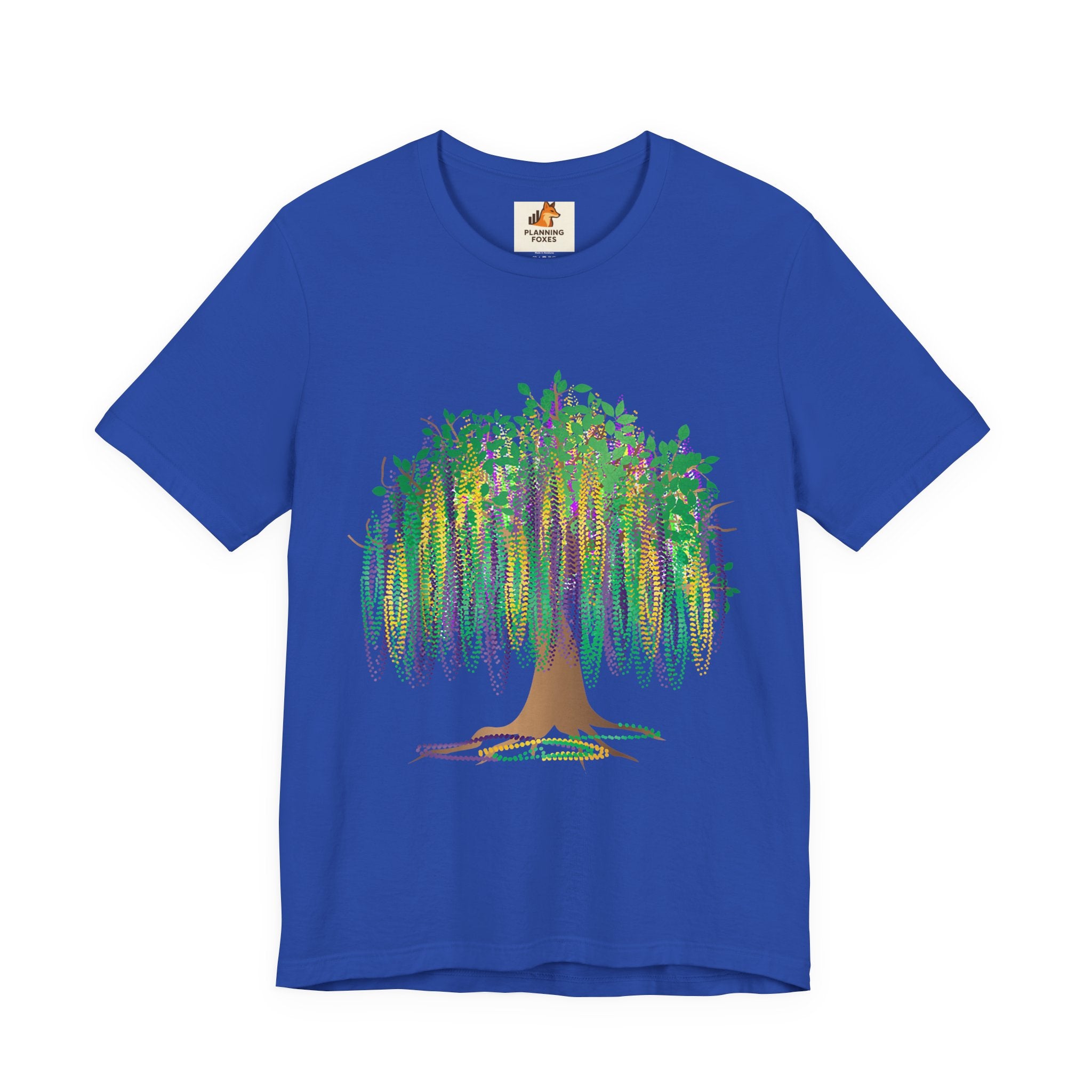 Mardi Gras Willow T-Shirt — Louisiana Fleur-de-Lis Tee