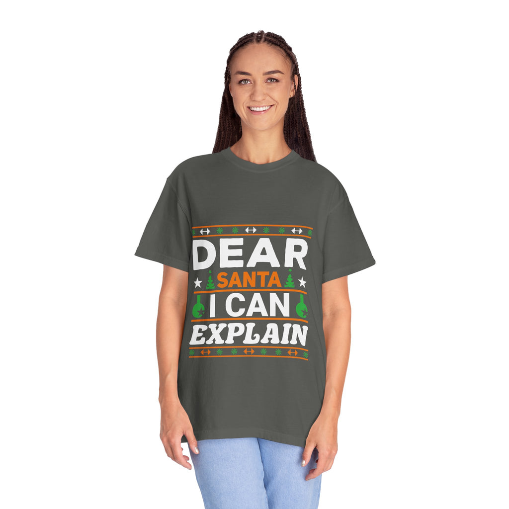 Dear Santa I Can Explain Christmas T-Shirt