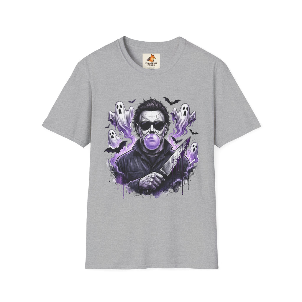 Vintage Horror Icon T-Shirt — Bubblegum Jason Design