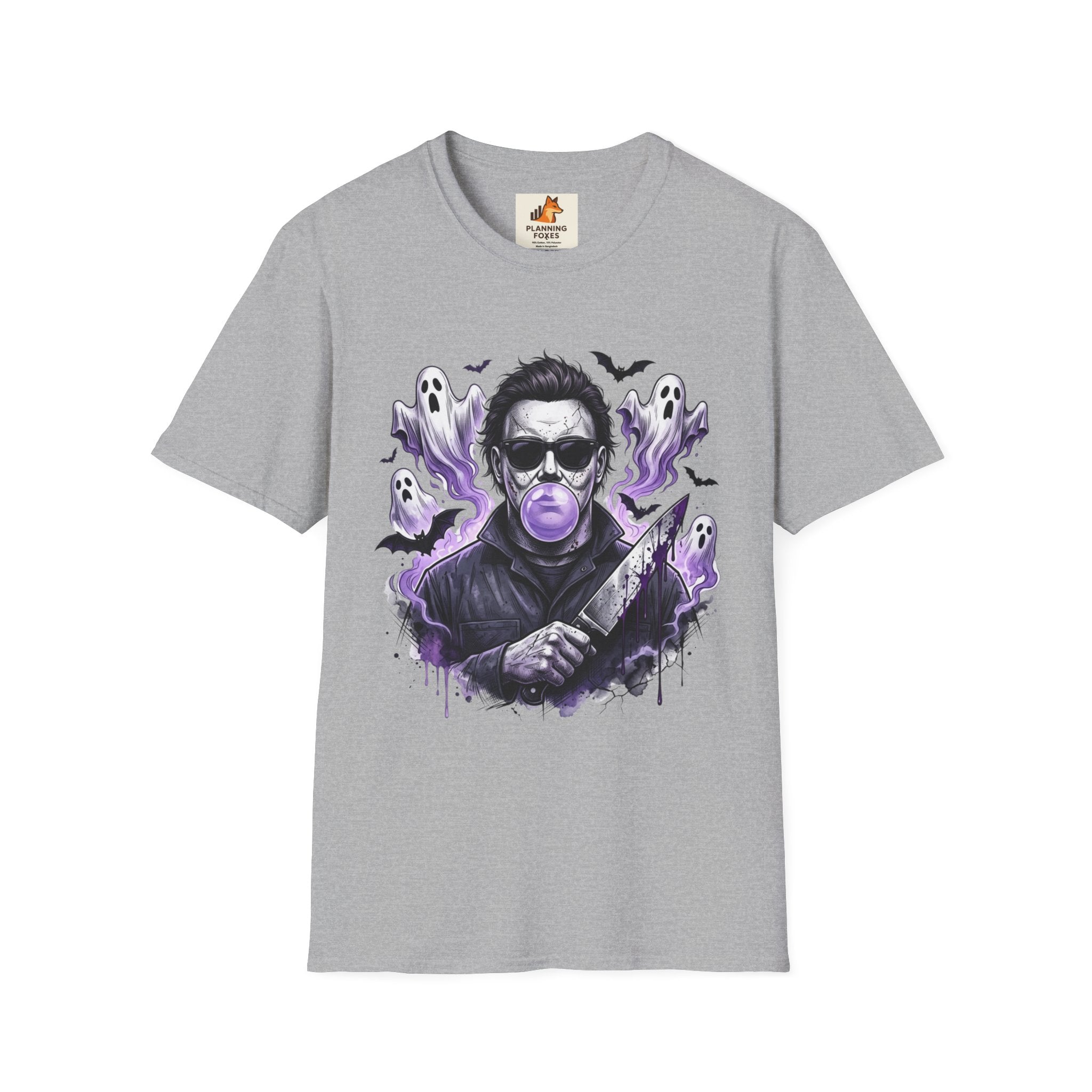 Vintage Horror Icon T-Shirt — Bubblegum Jason Design