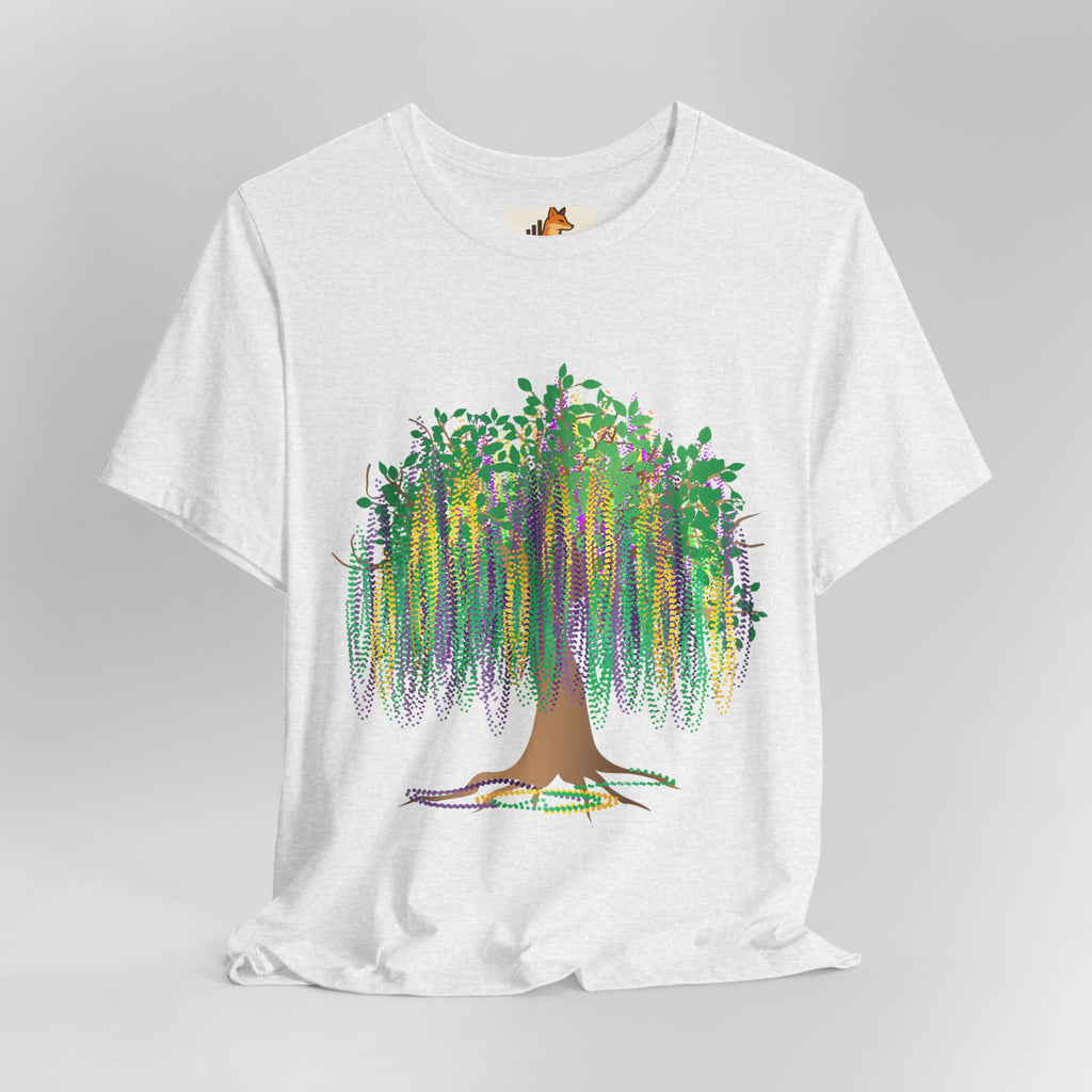 Mardi Gras Willow T-Shirt — Louisiana Fleur-de-Lis Tee