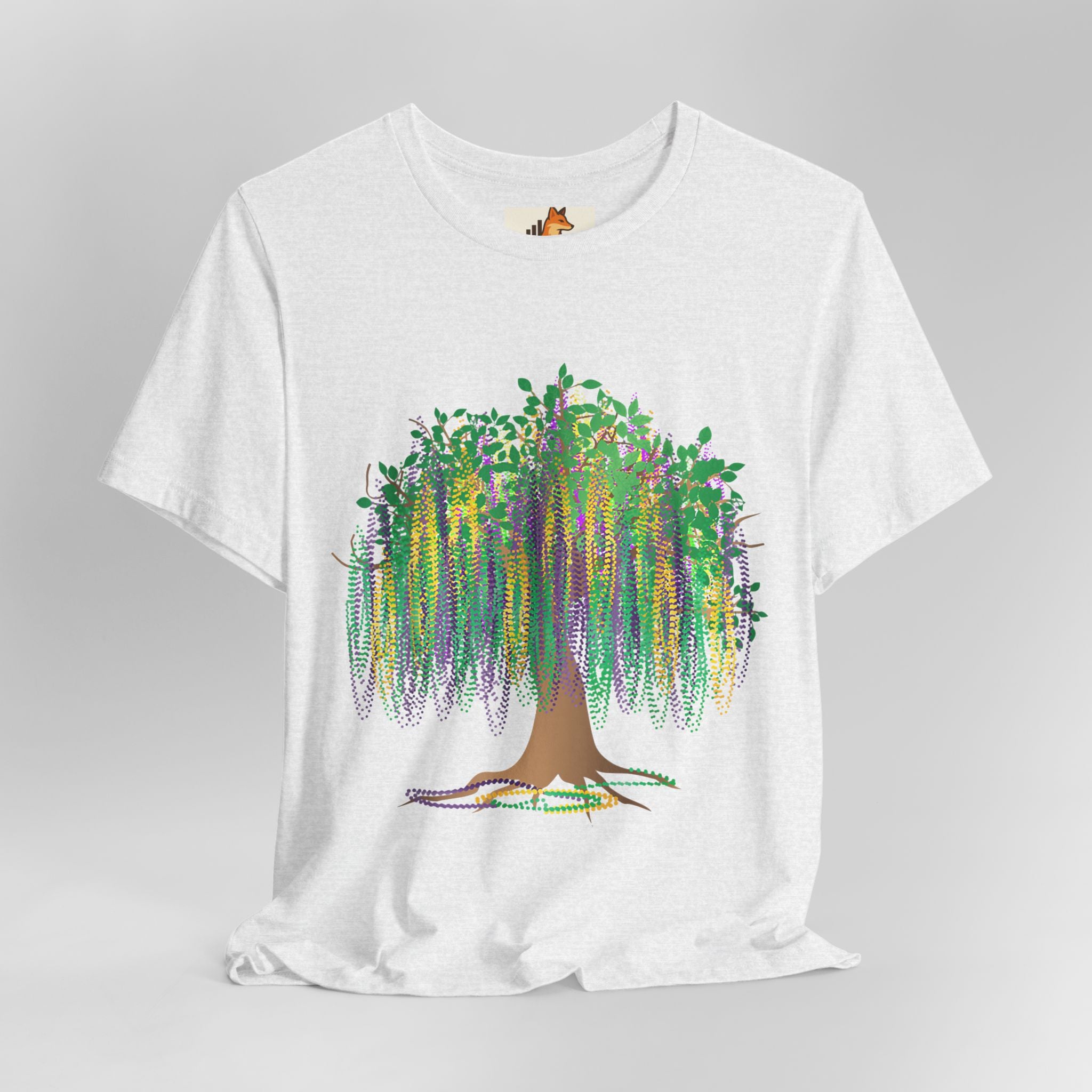 Mardi Gras Willow T-Shirt — Louisiana Fleur-de-Lis Tee