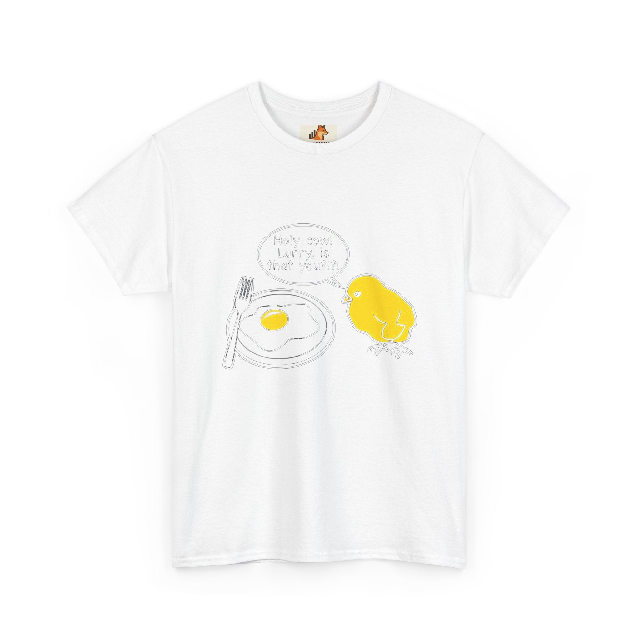Egg & Chick Graphic Tee — "Not Yolk" Cute Breakfast T-Shirt