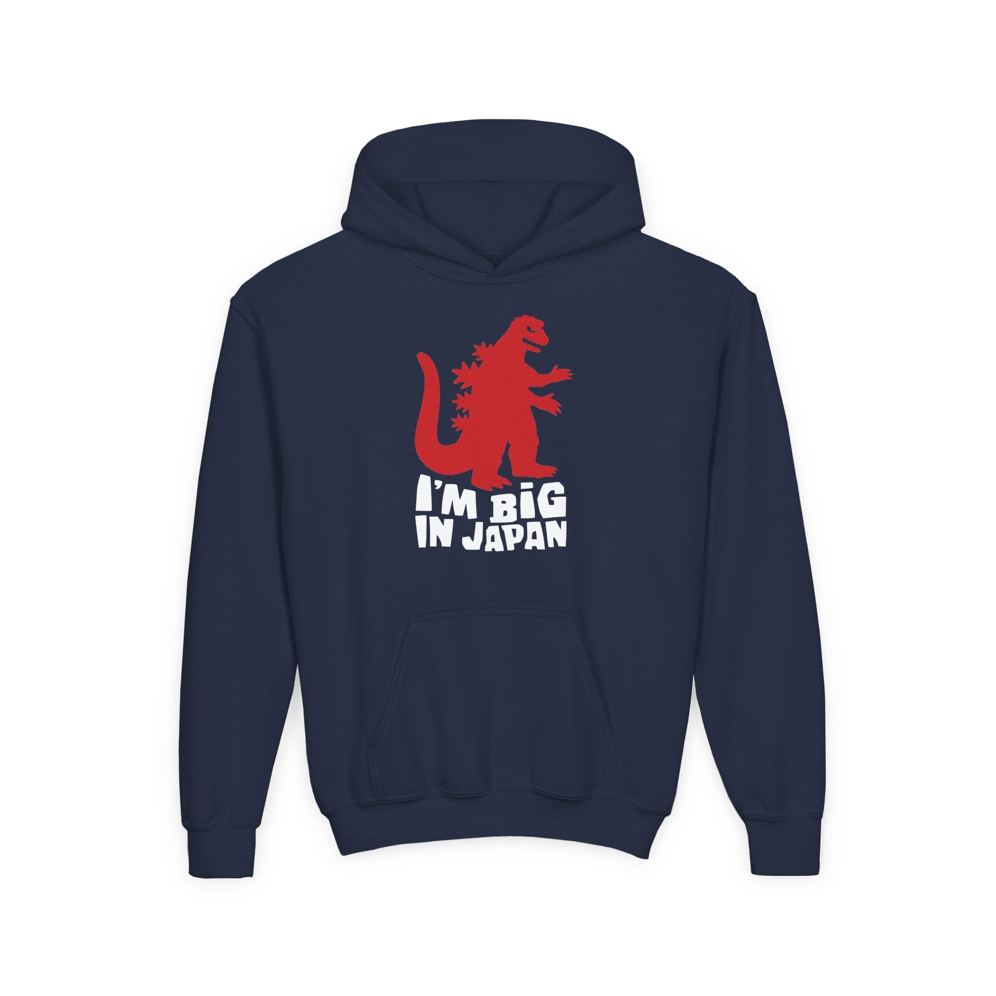 Youth Godzilla Hoodie – "I'm Big in Japan" Kids Pullover