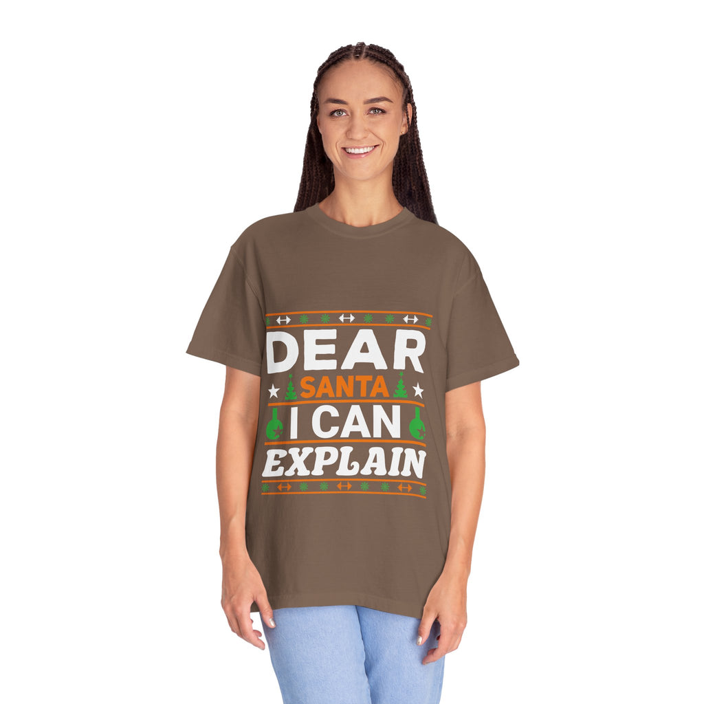 Dear Santa I Can Explain Christmas T-Shirt