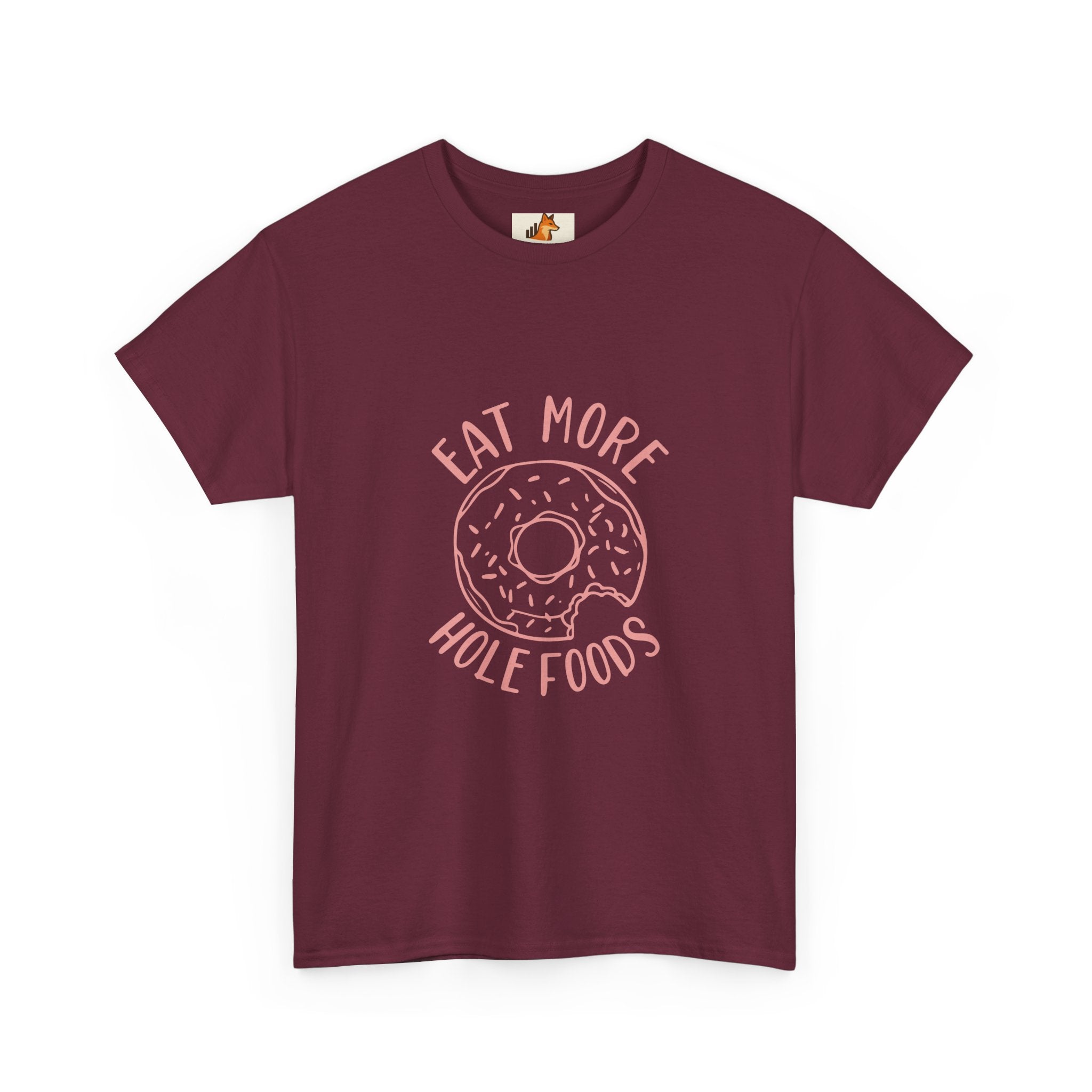 T-Shirt — "Eat More Hole Foods" Donut Graphic Tee