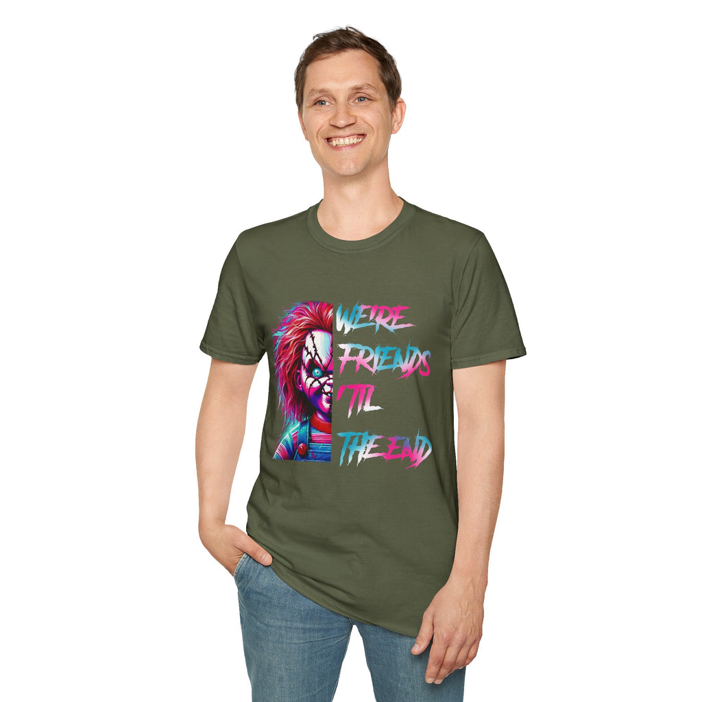 Creepy Clown Chucky "We’re Friends Till The End" T-Shirt