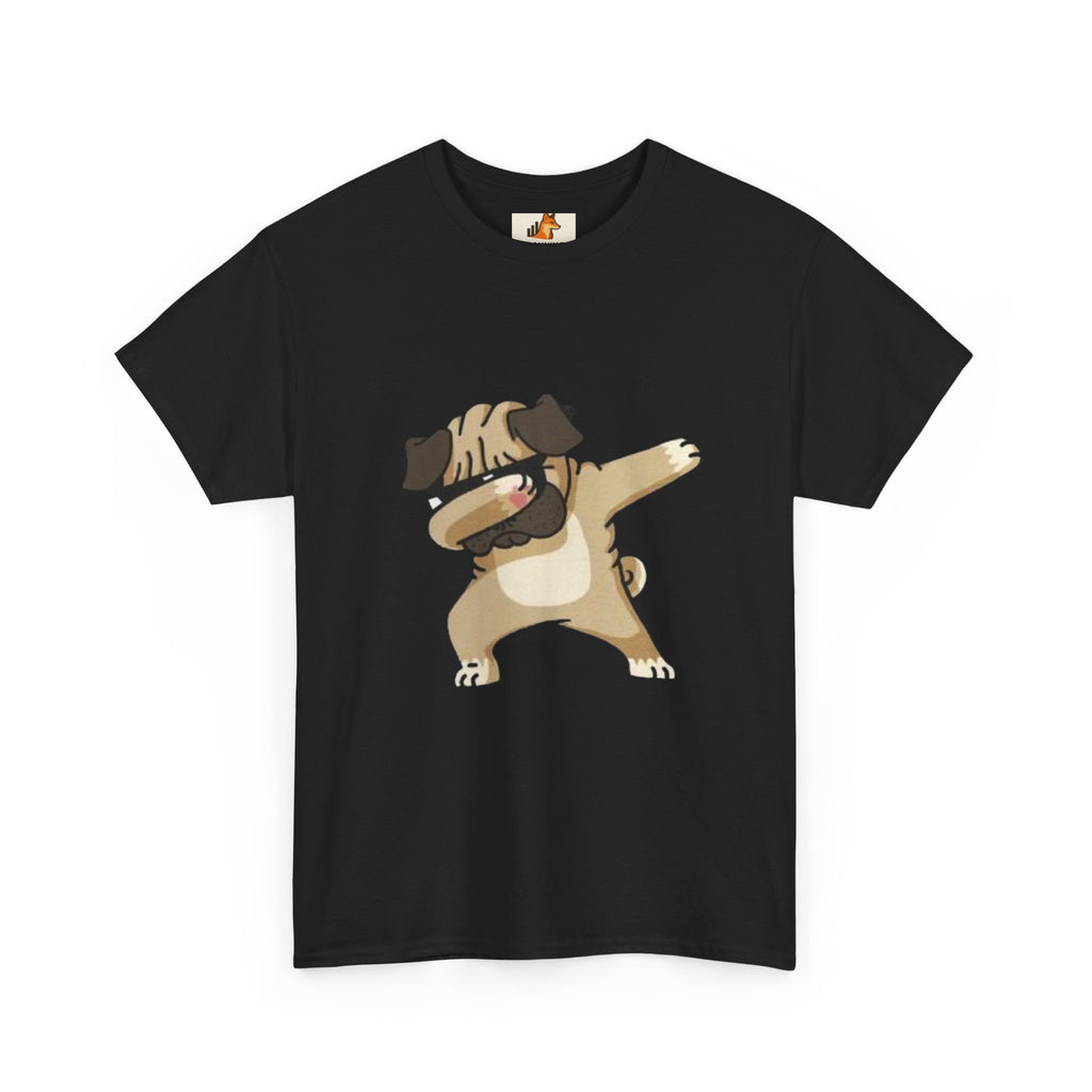 Dabbing Pug T-Shirt — Cute Funny Dog Graphic Tee for Pet Lovers