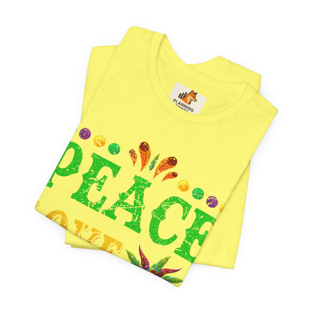 Mardi Gras T-Shirt — "Peace Love Gumbo" Festive Carnival Tee