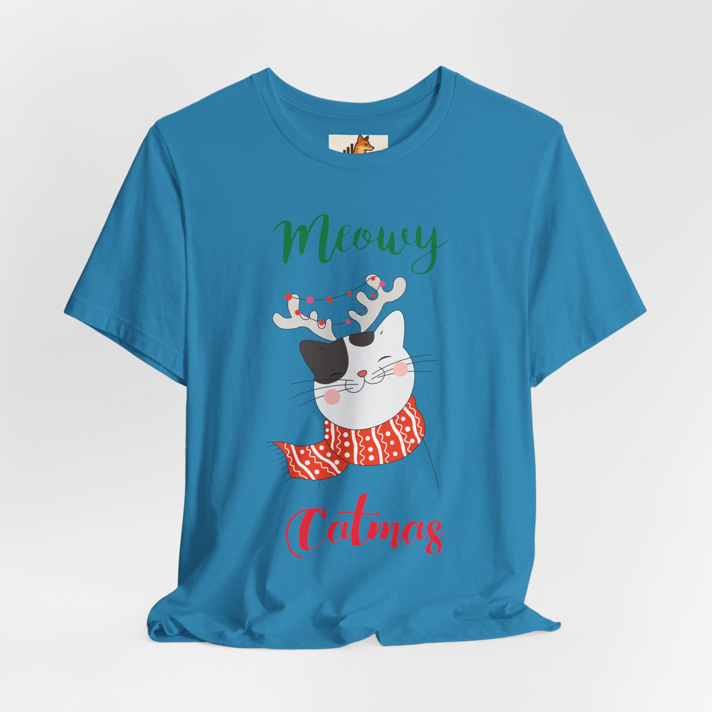 Meowy Catmas T-Shirt – Cute Christmas Cat Tee