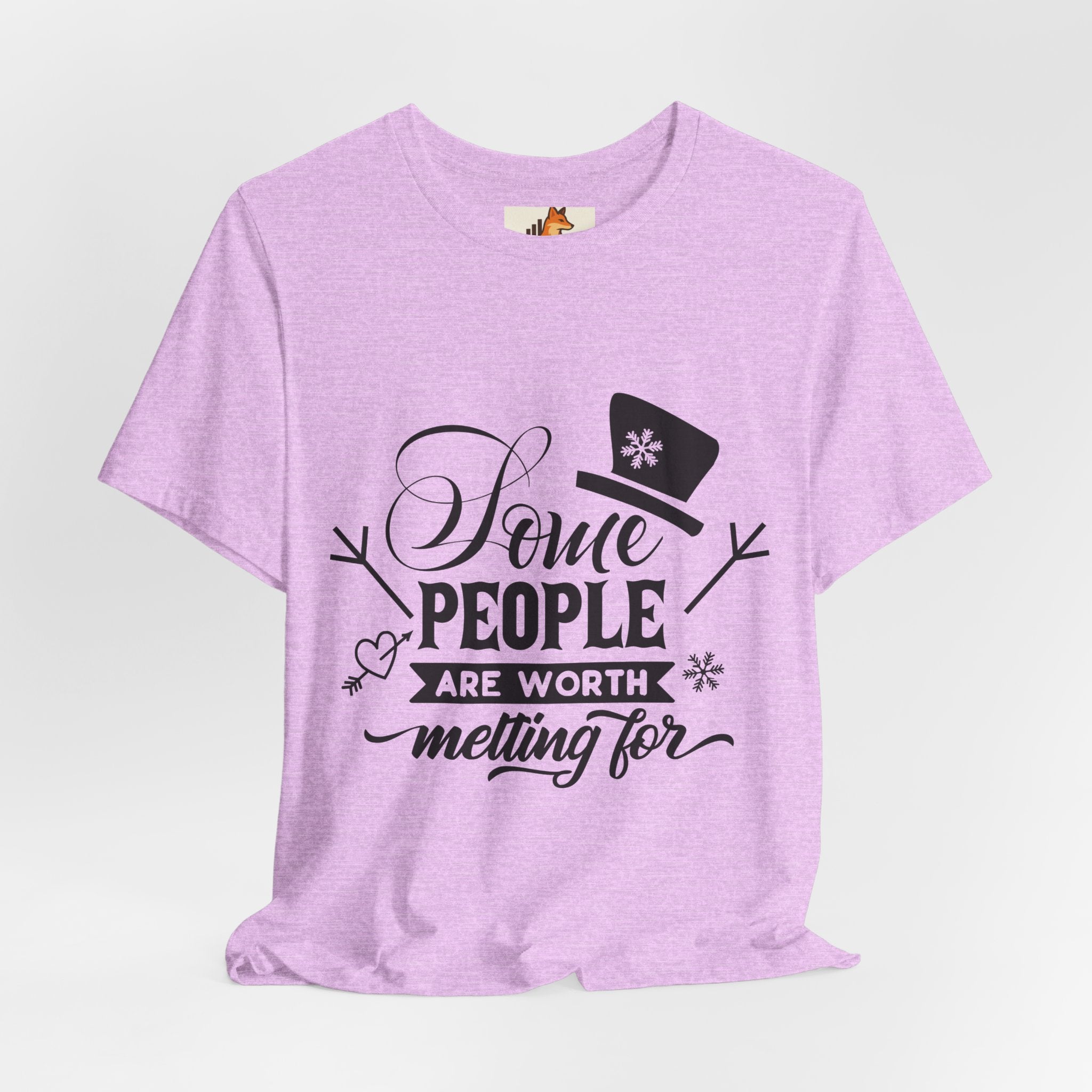 Some People Are Worth Melting For T-Shirt – Frozen Inspired Winter Quote Tee