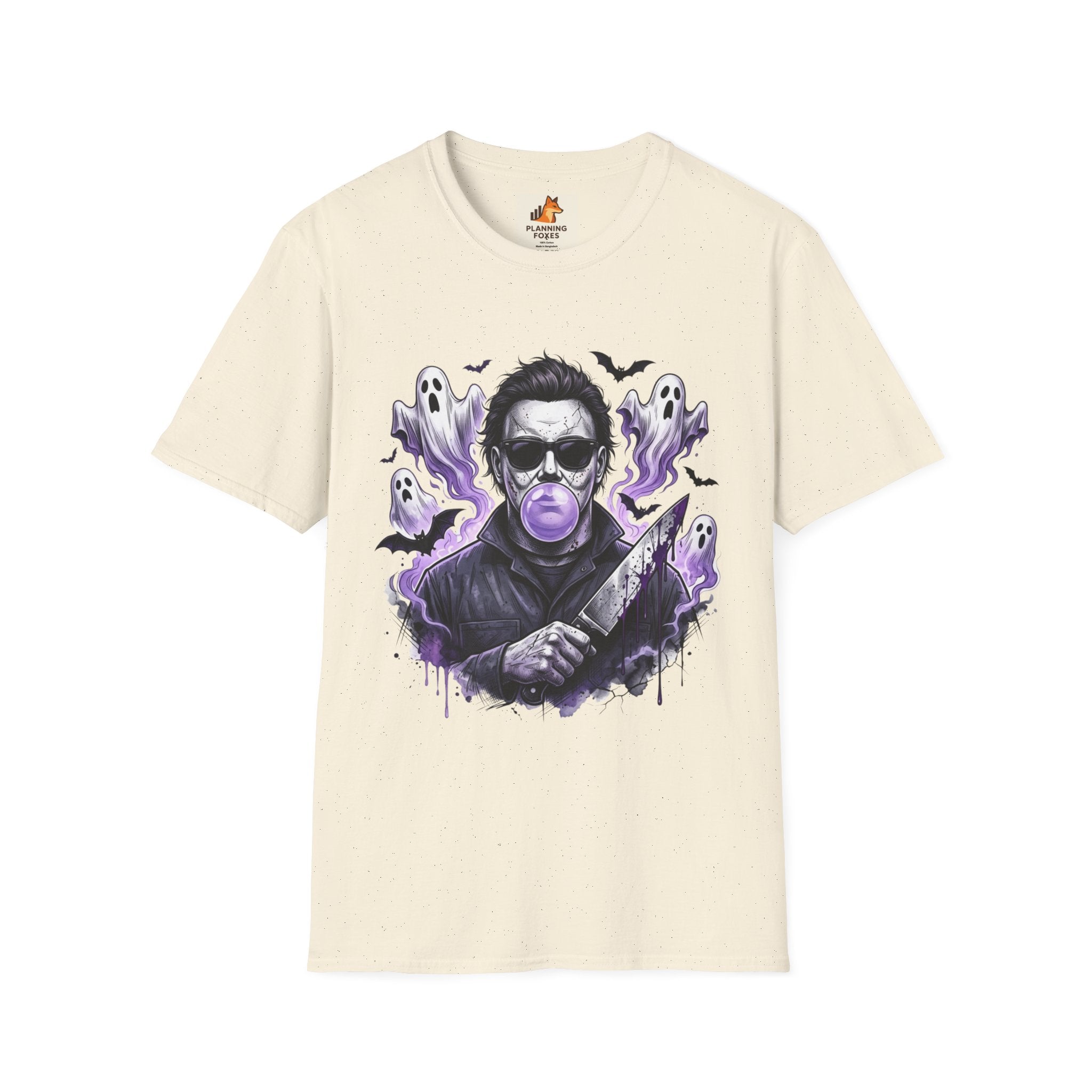 Vintage Horror Icon T-Shirt — Bubblegum Jason Design