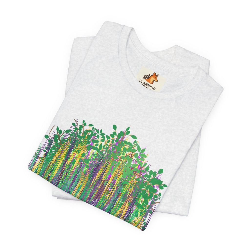 Mardi Gras Willow T-Shirt — Louisiana Fleur-de-Lis Tee