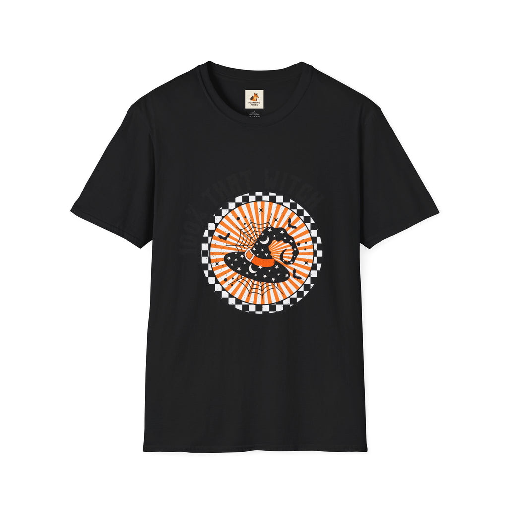 100% That Witch T-Shirt — Retro Halloween Witch Graphic Tee