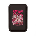 Spooky Pink Ghosts MagSafe Vegan Wallet