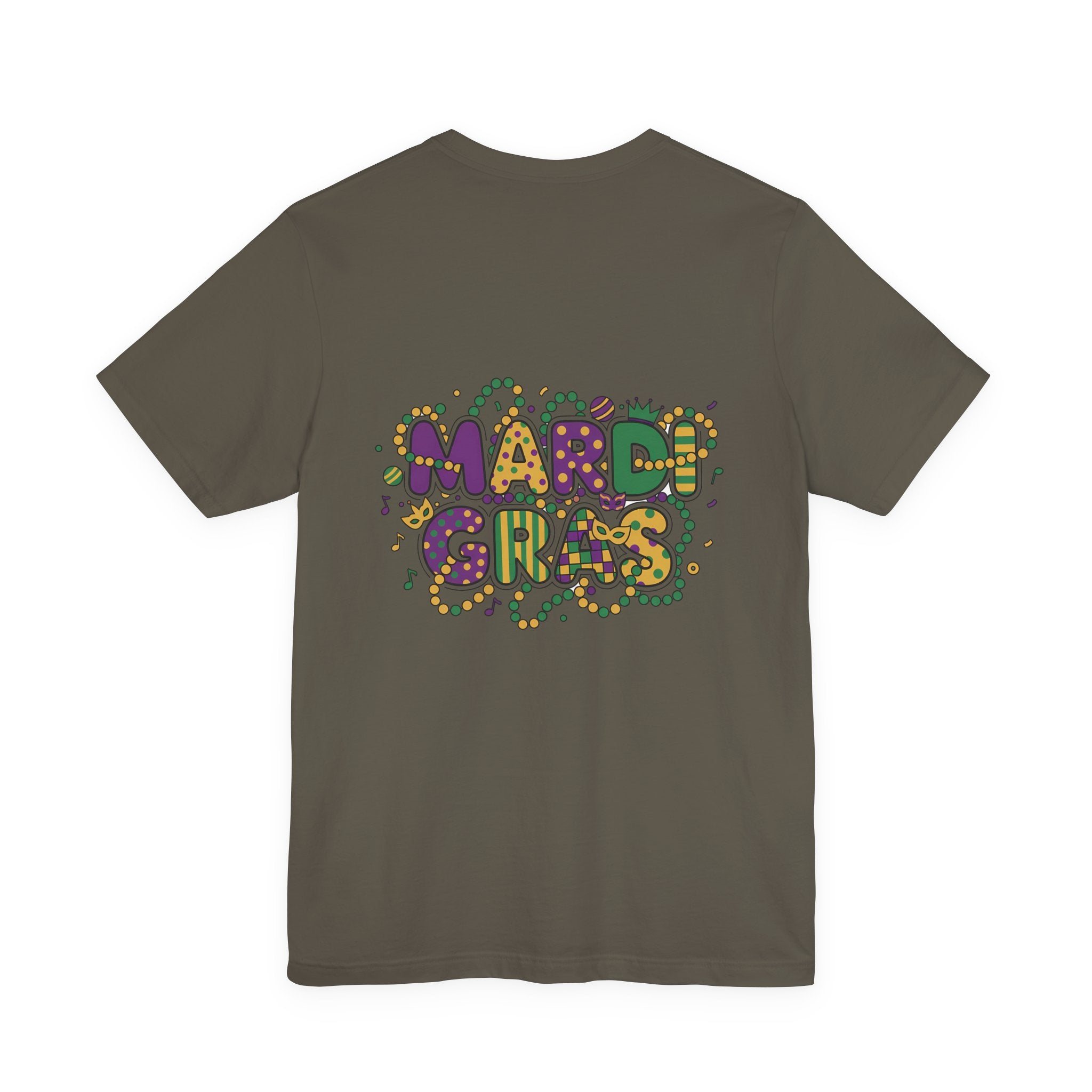 Mardi Gras 67 Bruh T-Shirt — Festive Beads & Mask Party Tee
