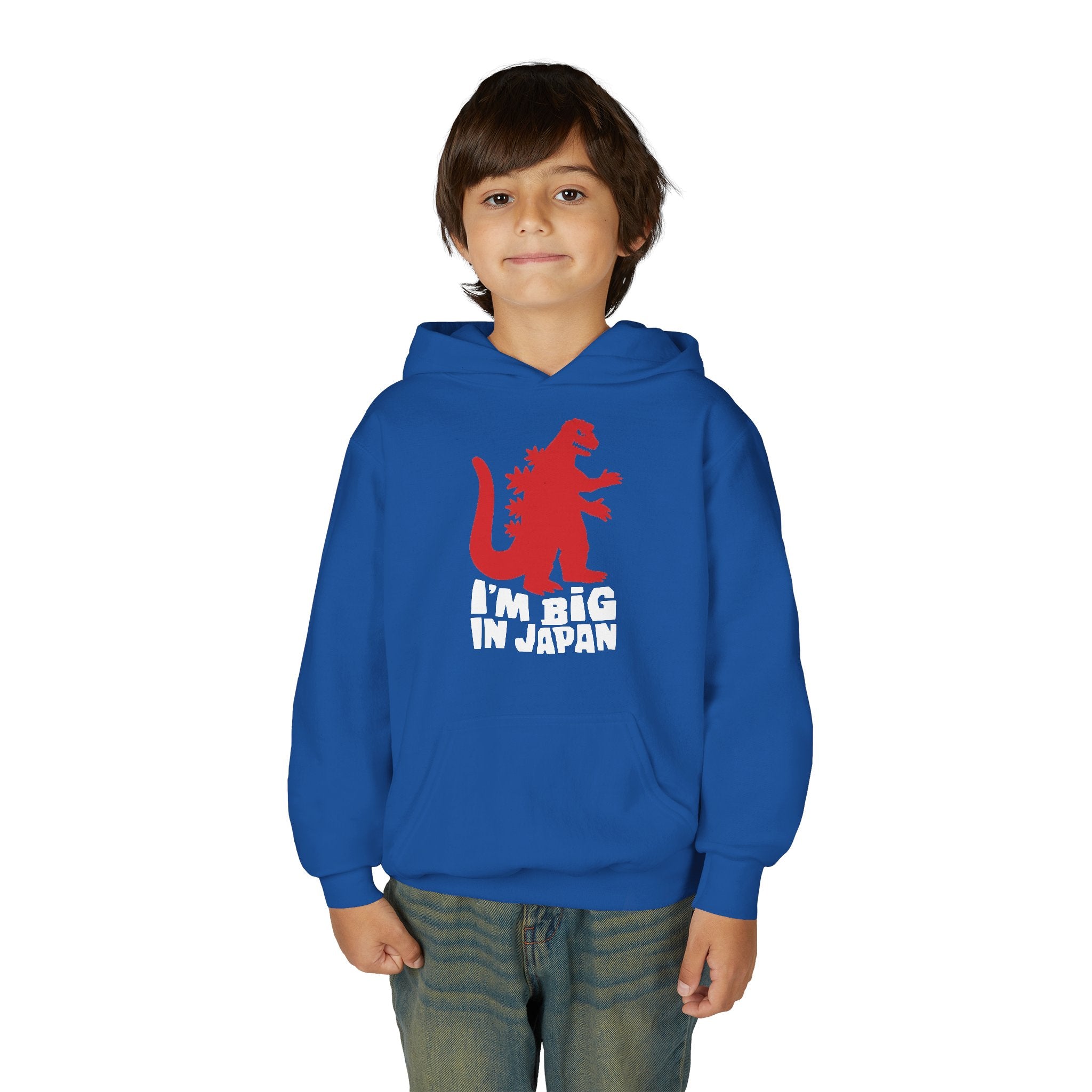 Youth Godzilla Hoodie – "I'm Big in Japan" Kids Pullover