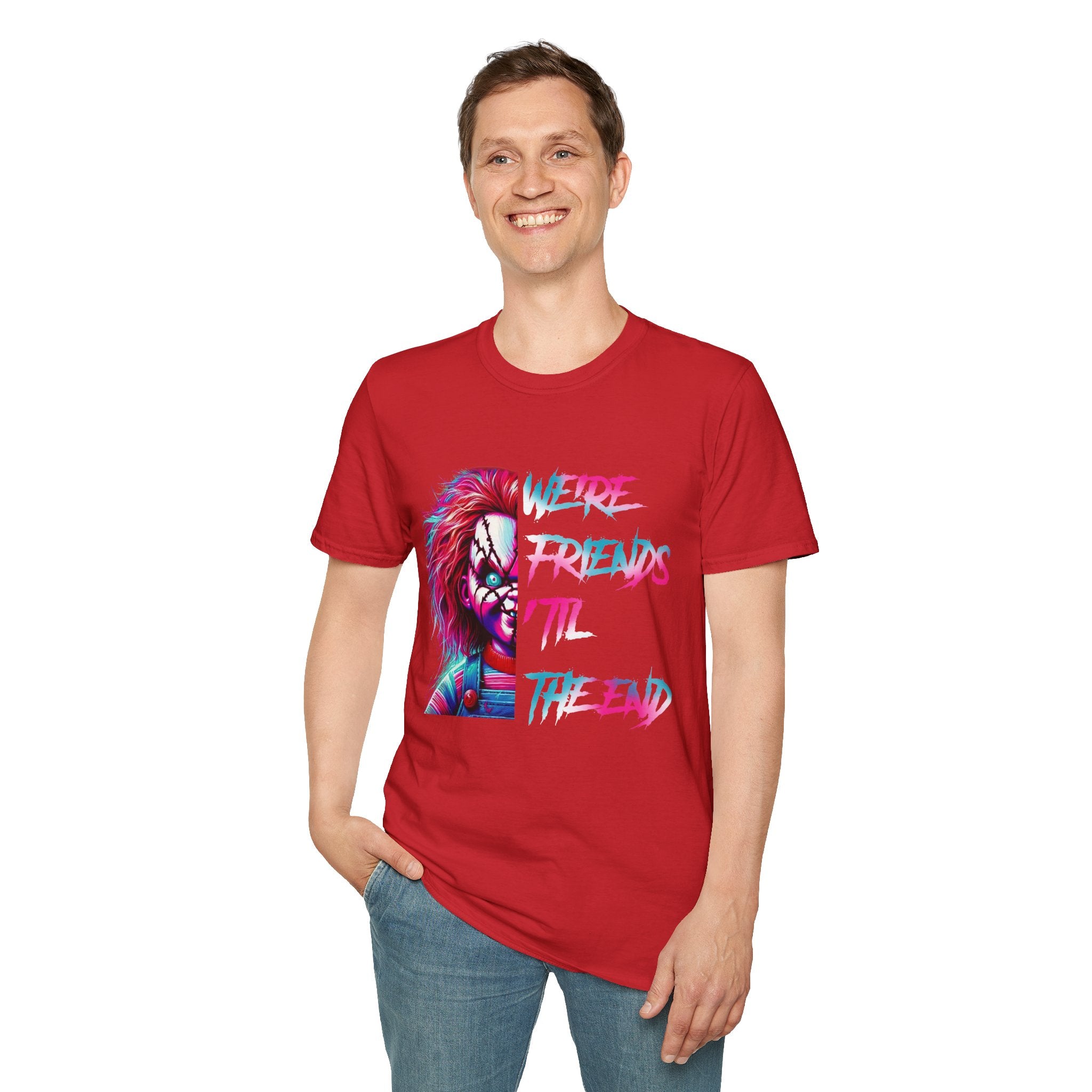 Creepy Clown Chucky "We’re Friends Till The End" T-Shirt