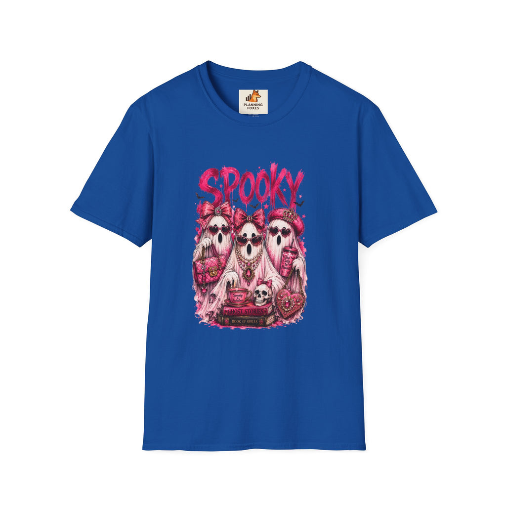 Spooky Pink Skull Trio T-Shirt