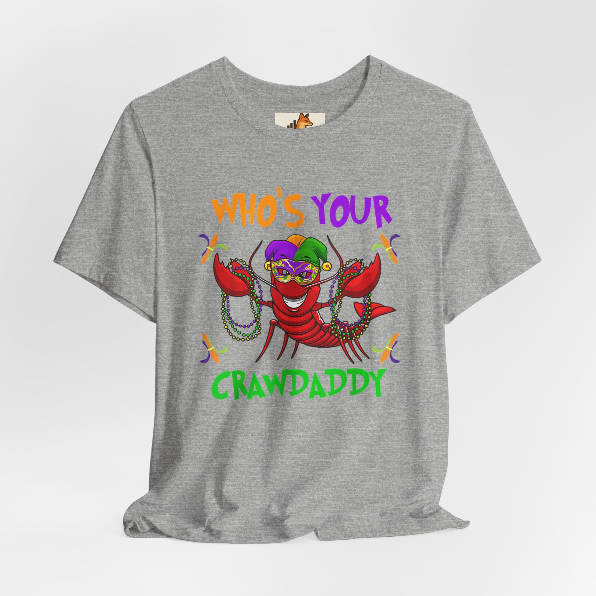 Mardi Gras Crawdaddy T-Shirt — "Who's Your Crawdaddy" Festive Tee