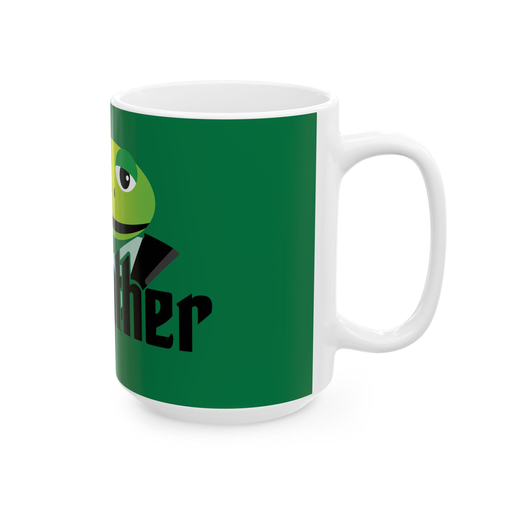 The Frogfather Ceramic Mug — Funny Frog Mafia Coffee Cup (11oz & 15oz)
