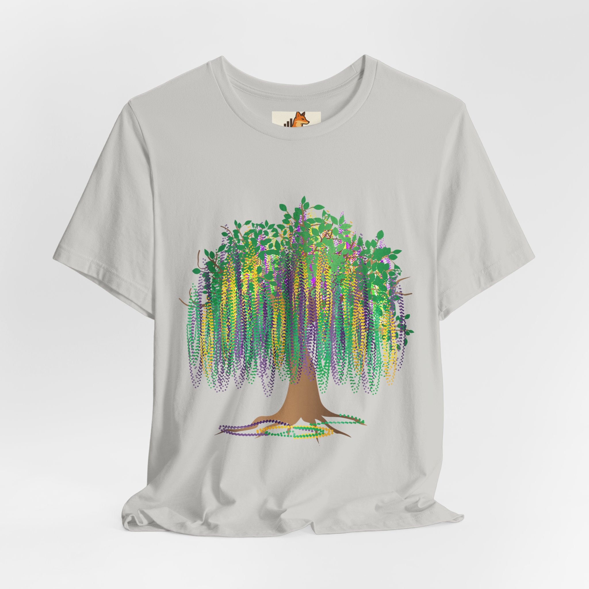 Mardi Gras Willow T-Shirt — Louisiana Fleur-de-Lis Tee