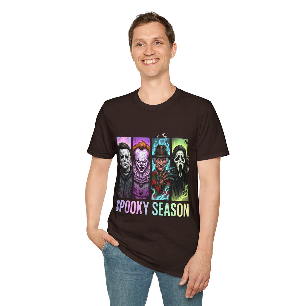 Halloween Horror Icons T-Shirt — "Spooky Season" Graphic Tee