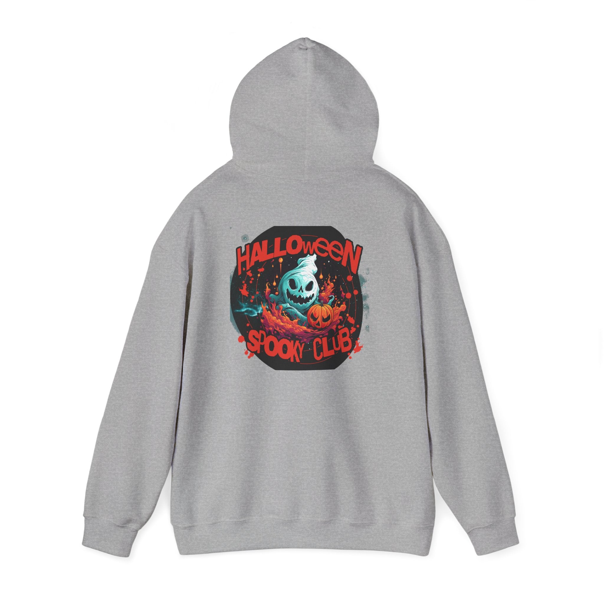Halloween Spooky Club Hoodie — Fatality Retro Skull Horror Pullover