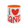 I  Santa Christmas Coffee Mug — Holiday Accent Mug (11/15oz)