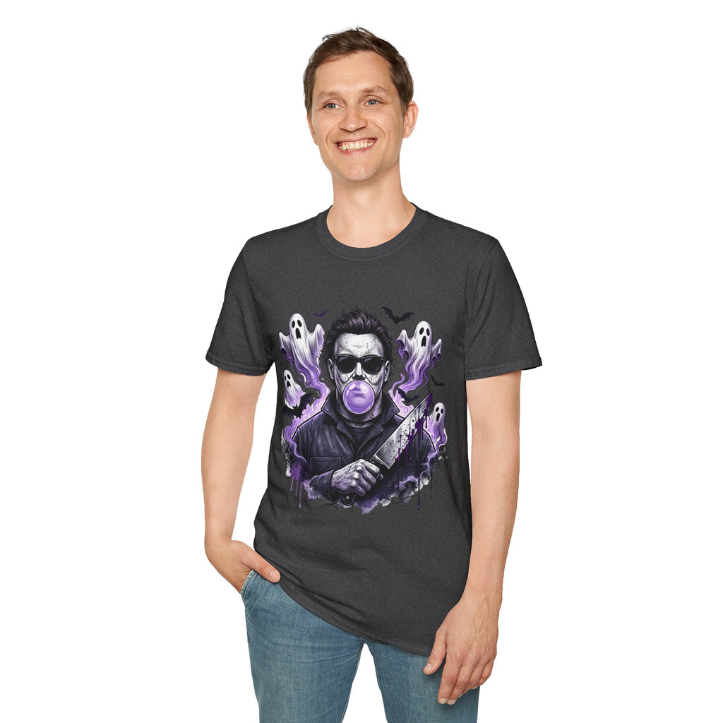 Vintage Horror Icon T-Shirt — Bubblegum Jason Design