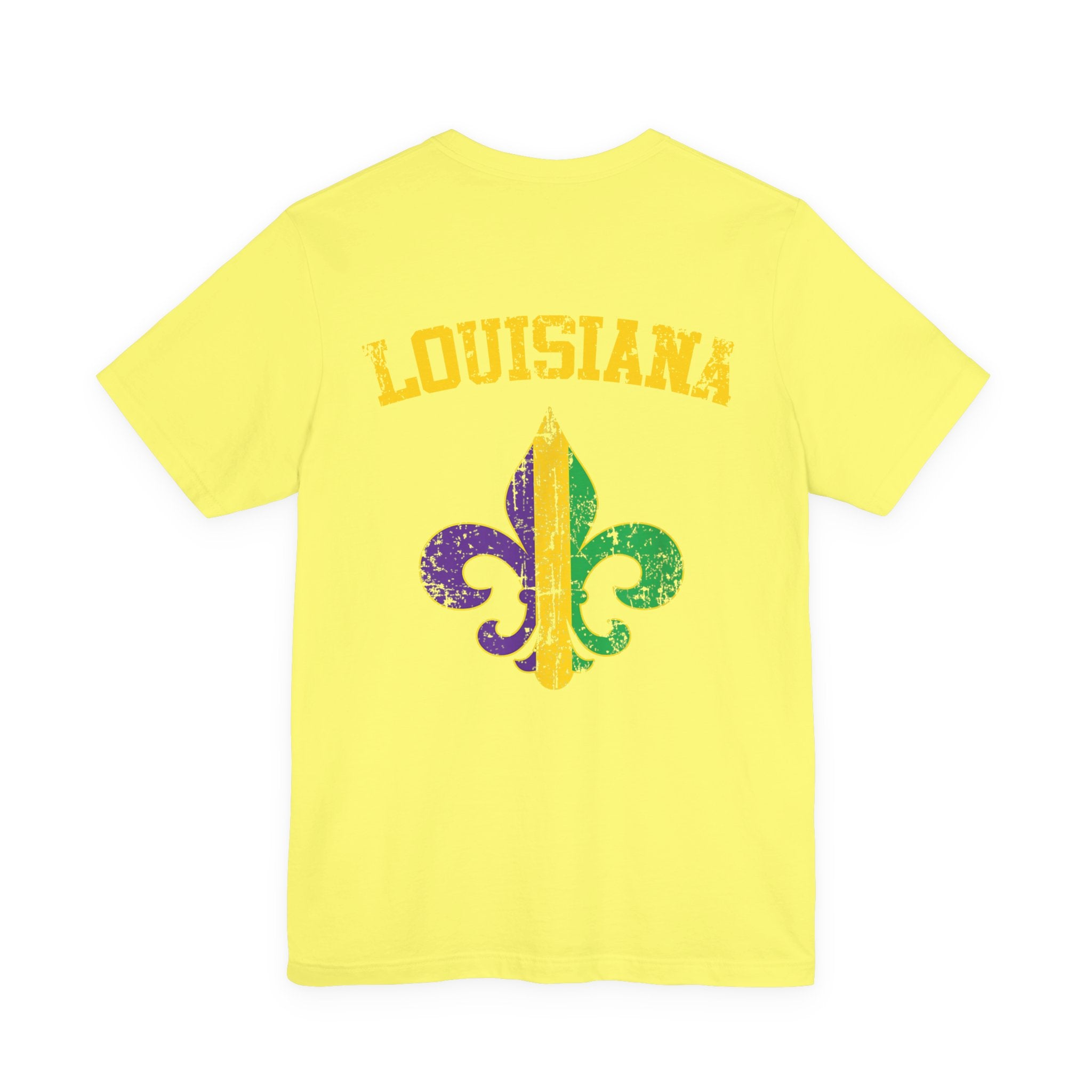 Mardi Gras 'Shake Your Bootie' T‑Shirt — Louisiana Fleur‑de‑Lis Tee