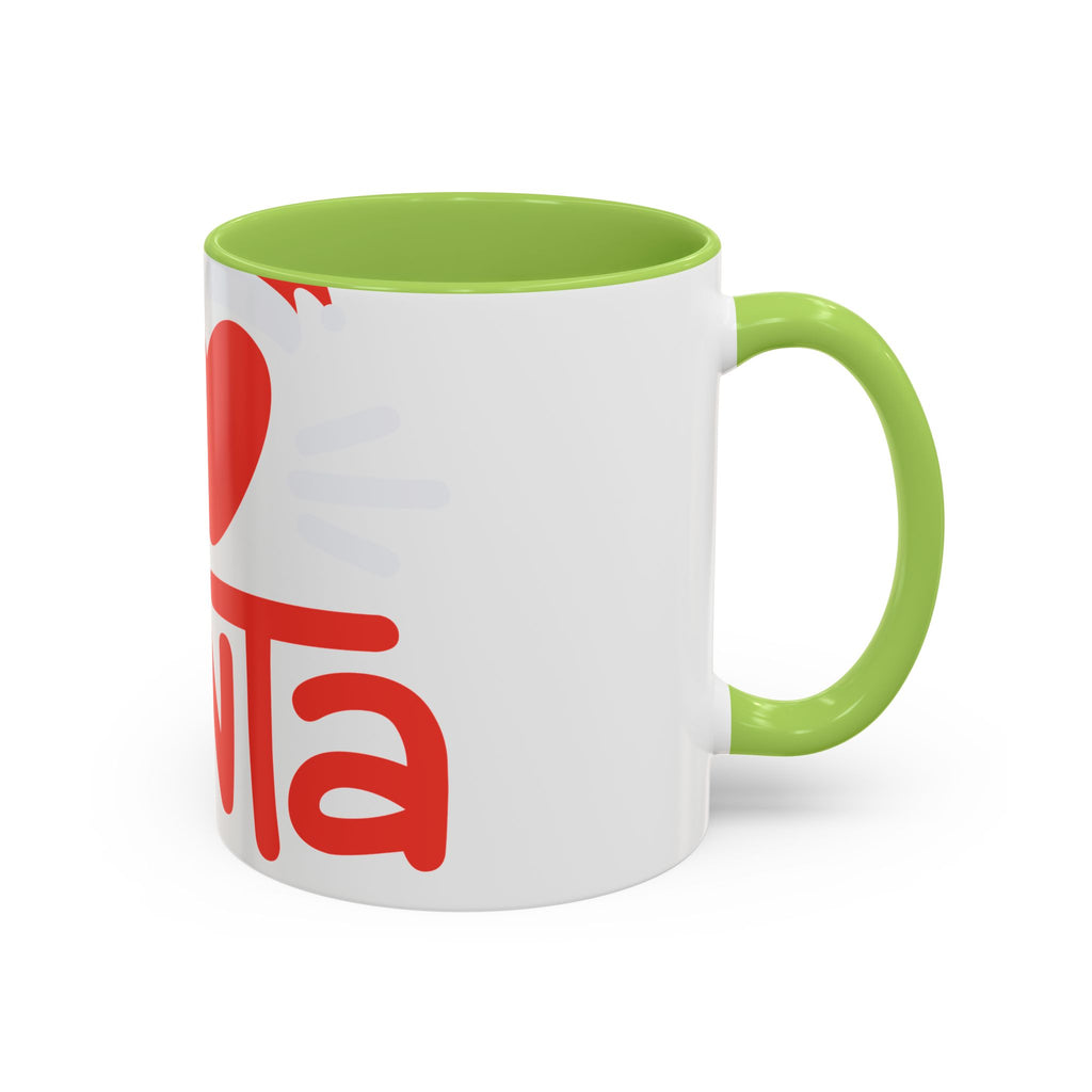 I  Santa Christmas Coffee Mug — Holiday Accent Mug (11/15oz)