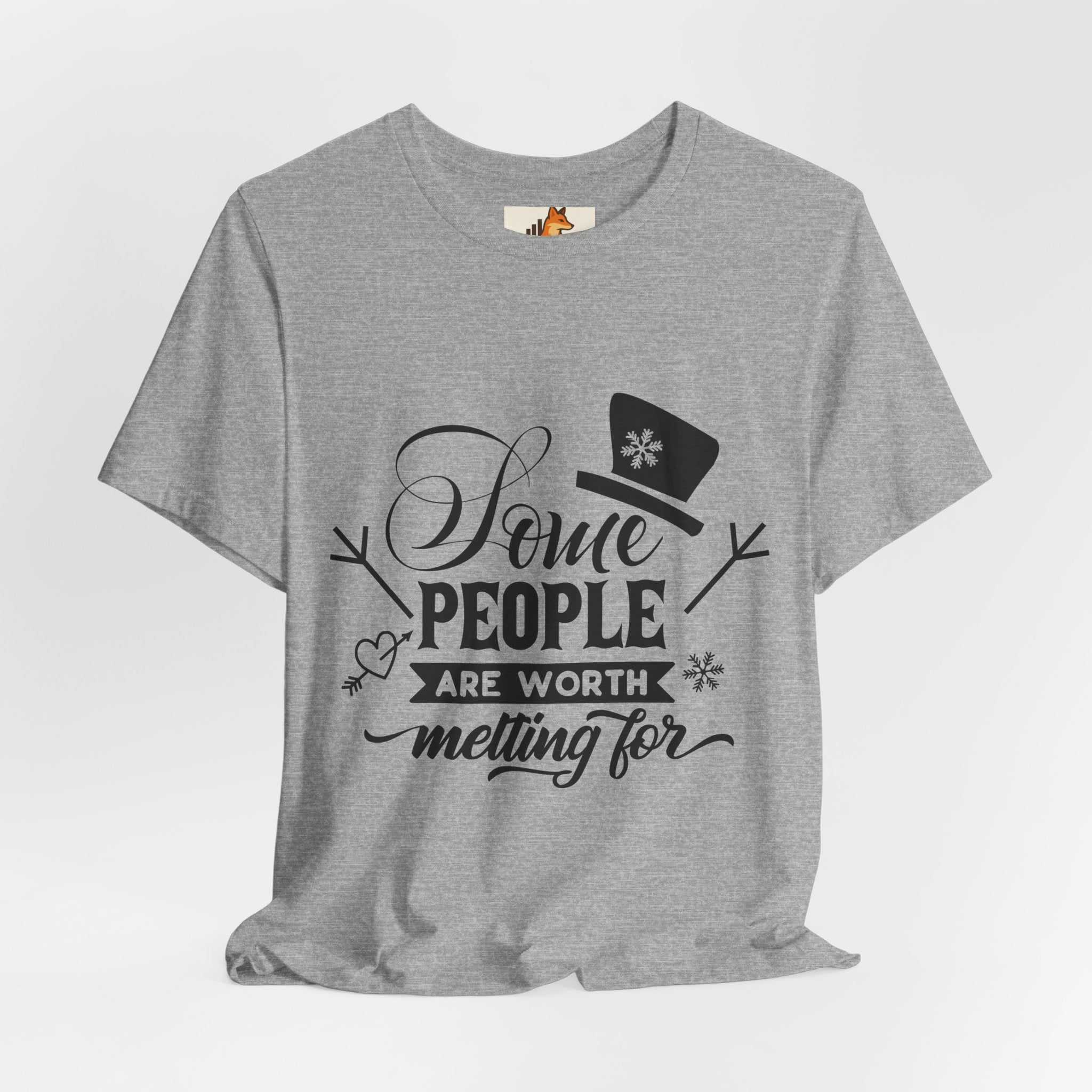 Some People Are Worth Melting For T-Shirt – Frozen Inspired Winter Quote Tee