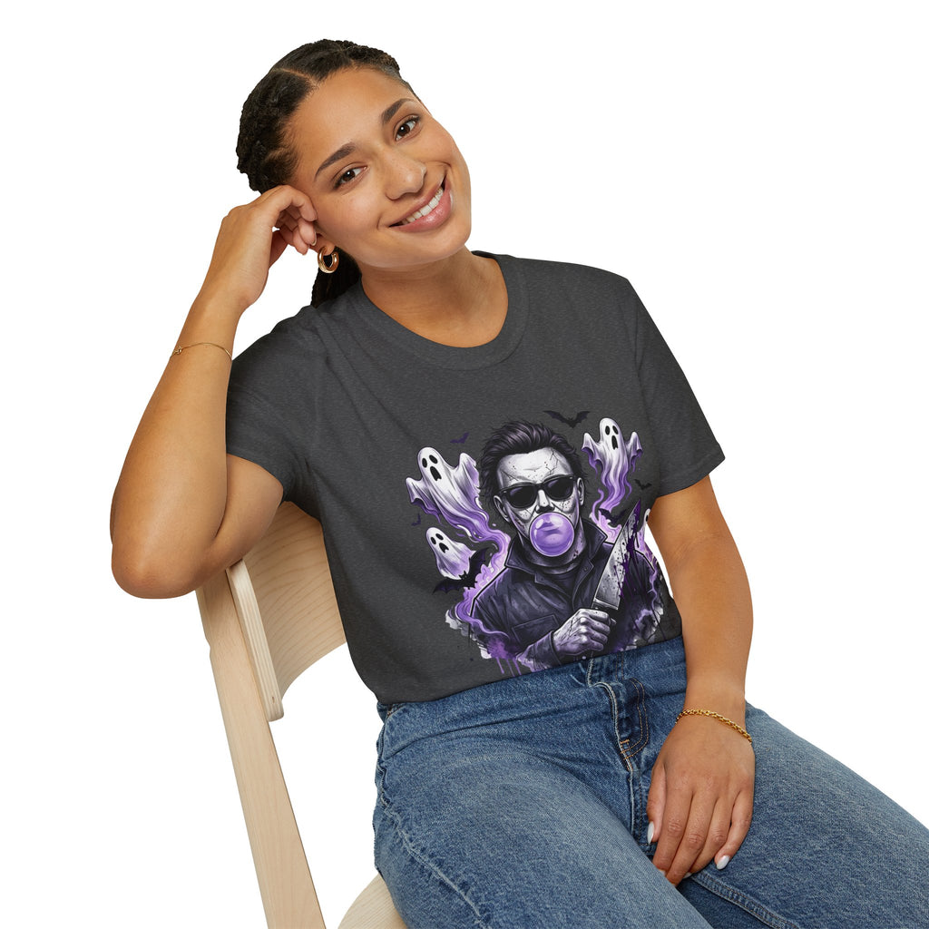 Vintage Horror Icon T-Shirt — Bubblegum Jason Design