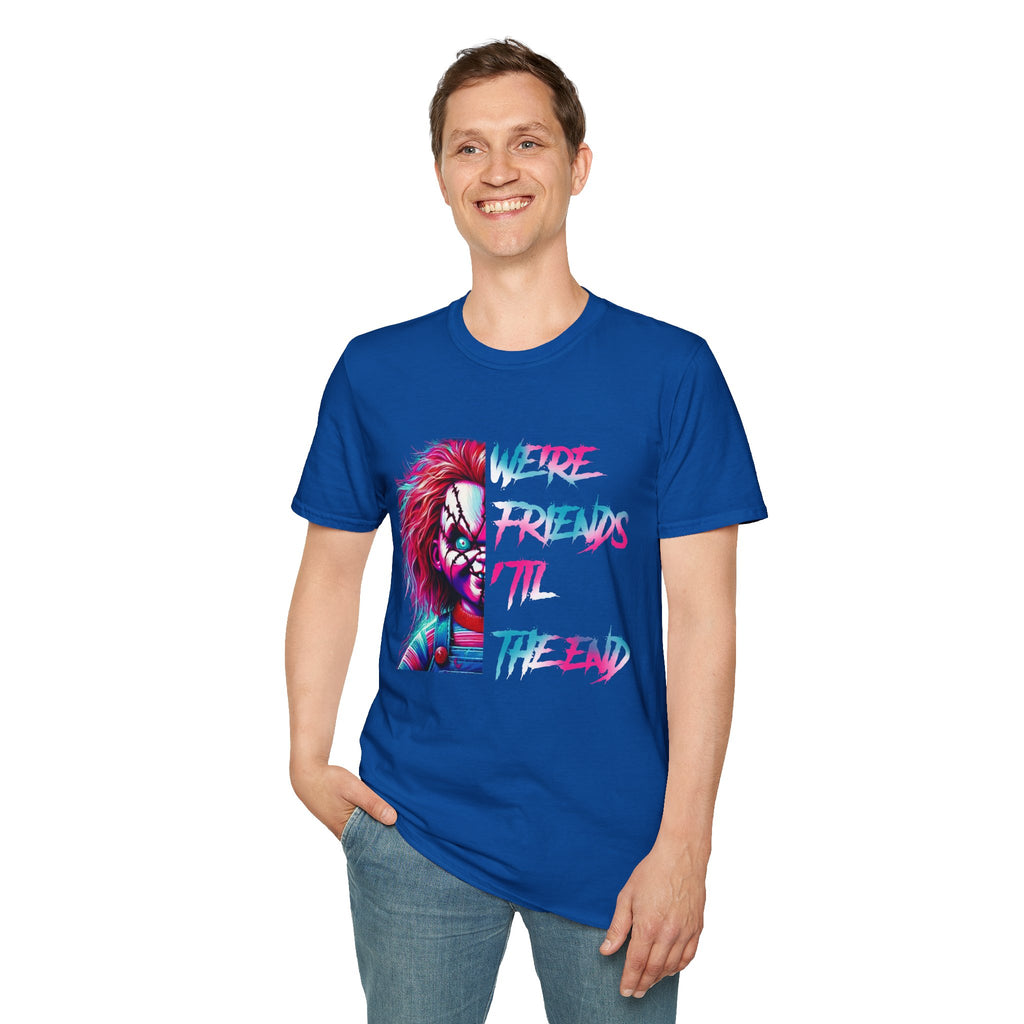 Creepy Clown Chucky "We’re Friends Till The End" T-Shirt