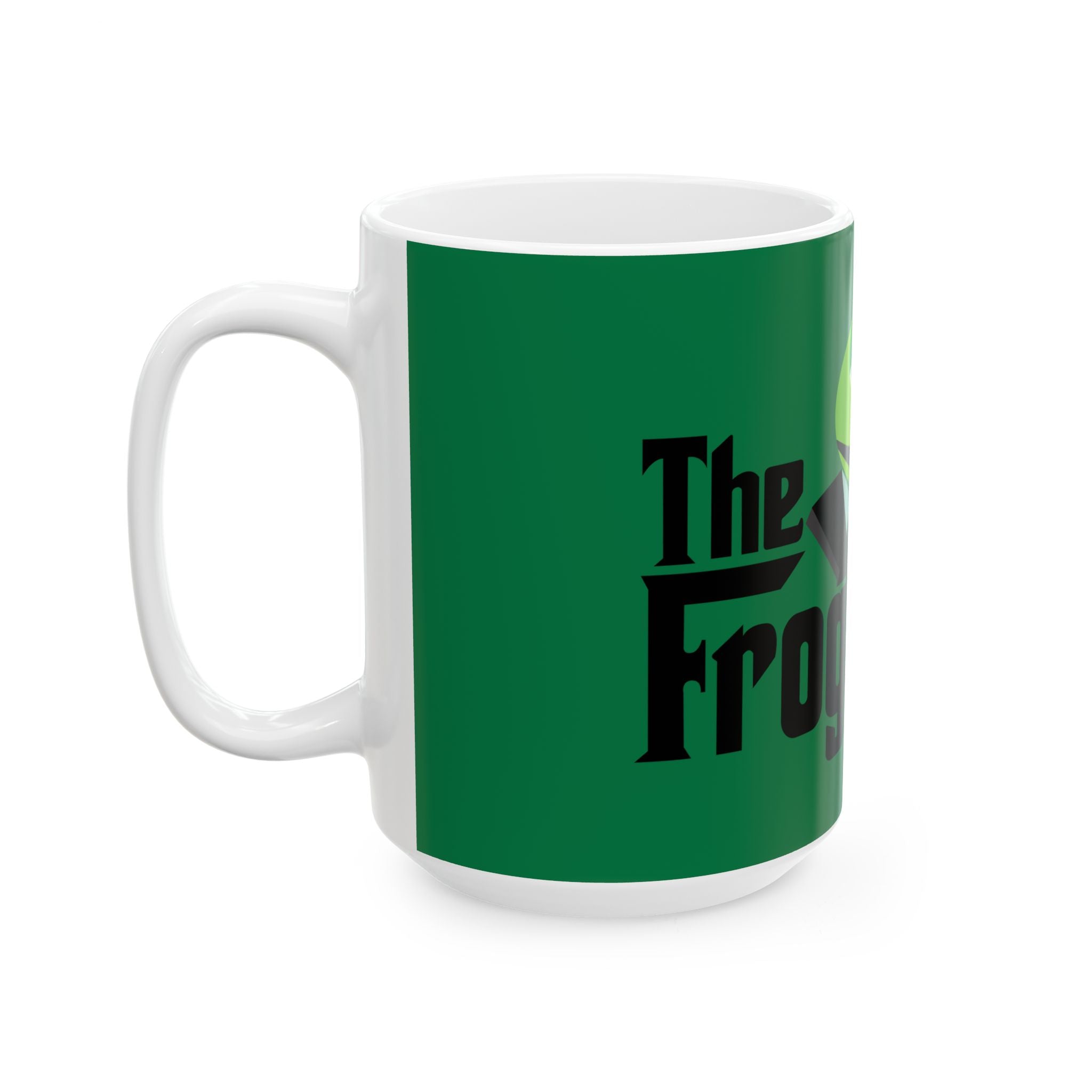 The Frogfather Ceramic Mug — Funny Frog Mafia Coffee Cup (11oz & 15oz)