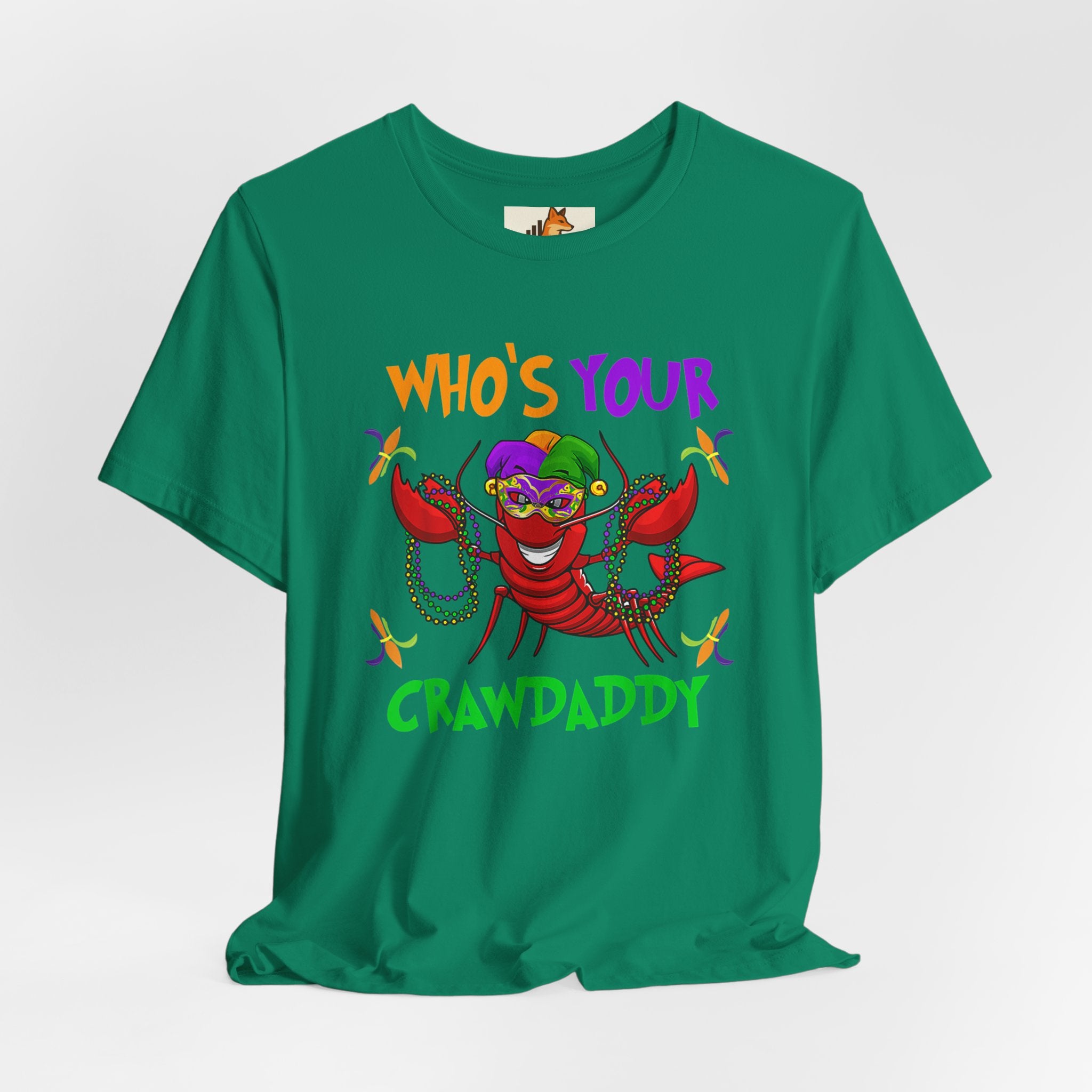 Mardi Gras Crawdaddy T-Shirt — "Who's Your Crawdaddy" Festive Tee