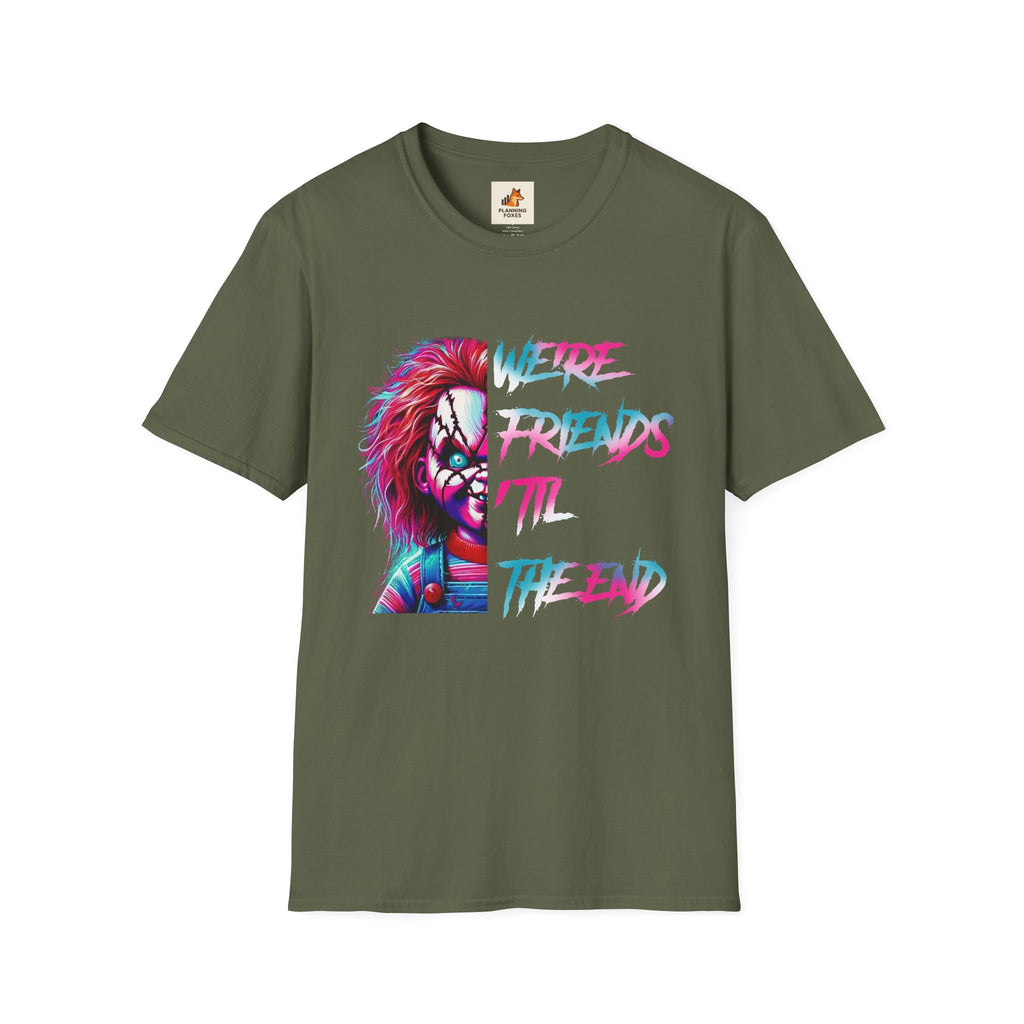 Creepy Clown Chucky "We’re Friends Till The End" T-Shirt