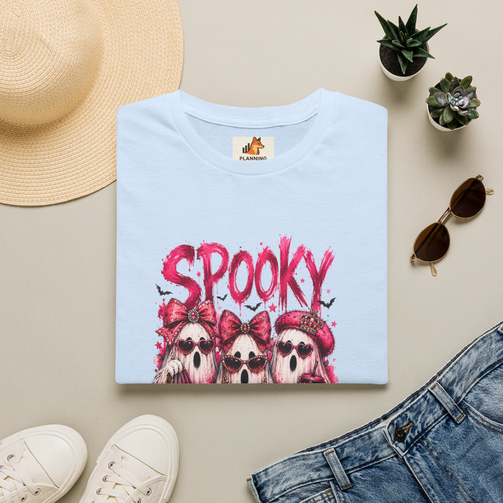 Spooky Pink Skull Trio T-Shirt